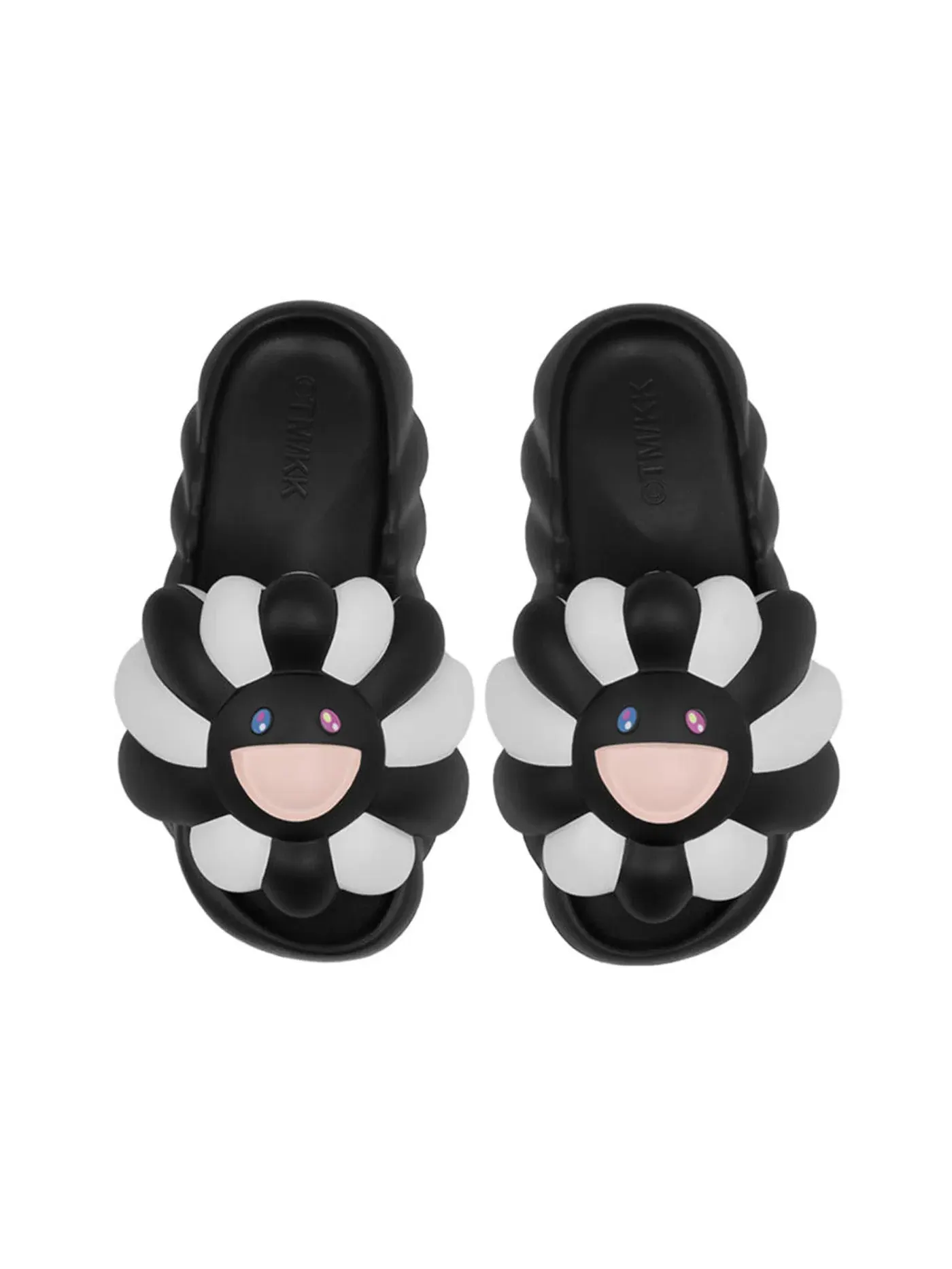 Мужские шлепанцы с принтом Takashi Murakami Ohana Full-Bloom Slide Takashi Murakami — изображение 1 из 1, черный
