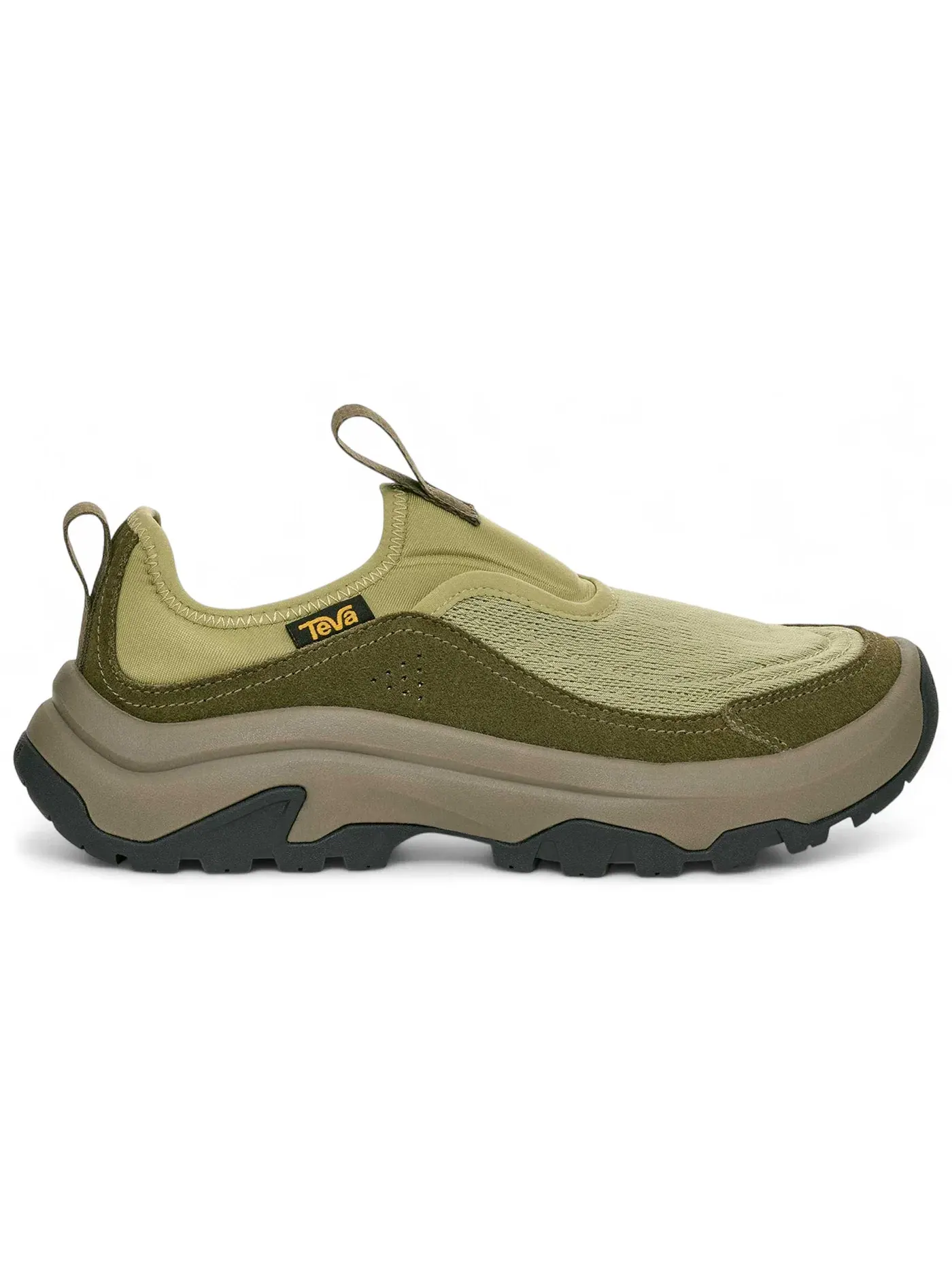 Женские кроссовки с ремешками Teva Hurricane Daybreaker Slip On — изображение 1 из 1, темный оливковый