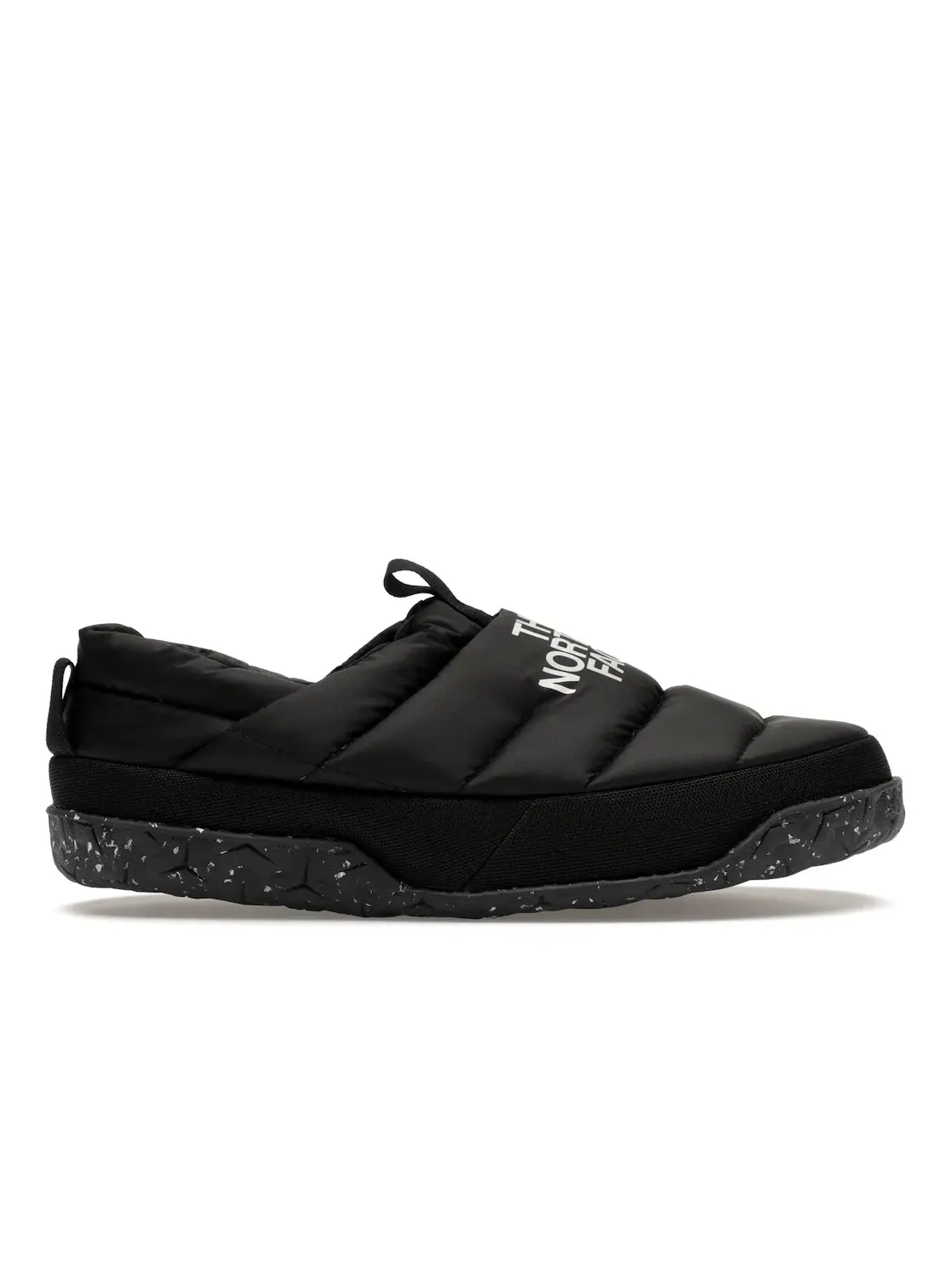 Мужские тапочки Nuptse Winter Mules The North Face — изображение 1 из 4, черный/белый