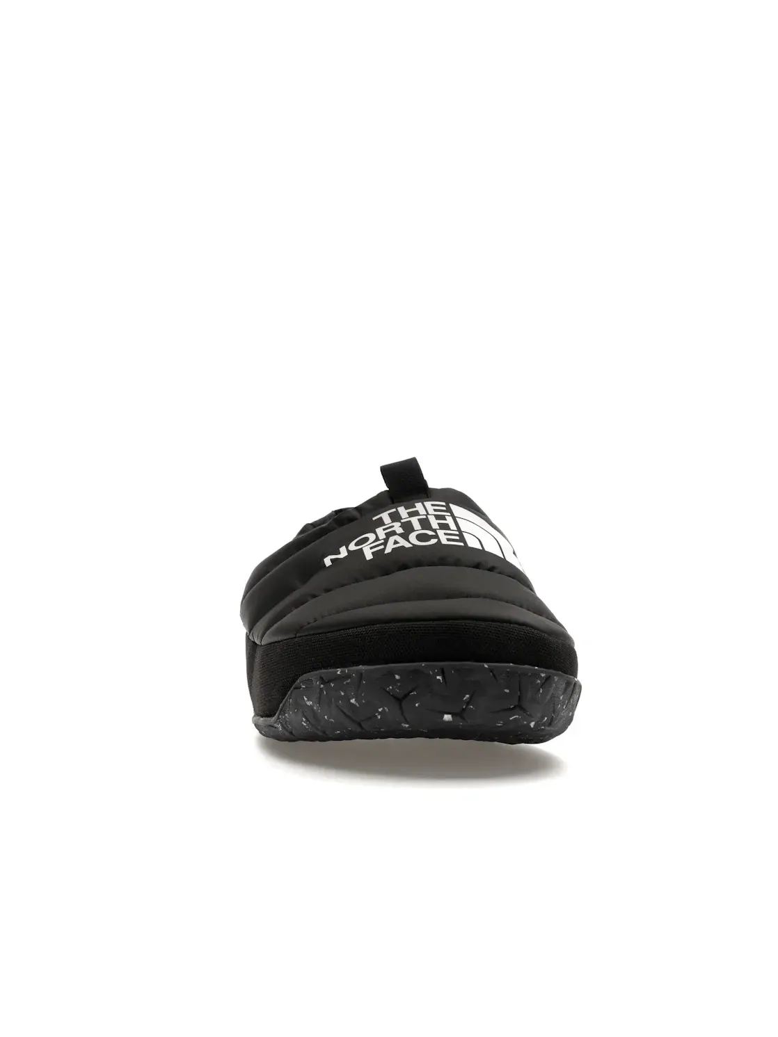 Мужские тапочки Nuptse Winter Mules The North Face — изображение 2 из 4, черный/белый