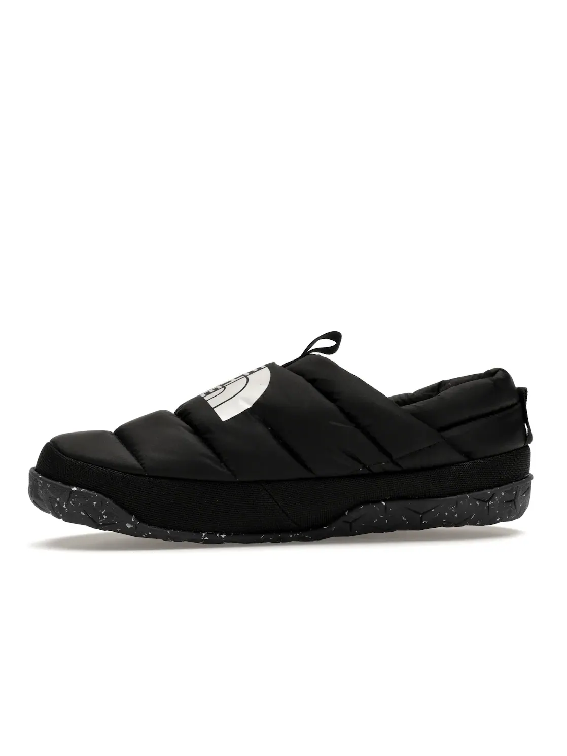 Мужские тапочки Nuptse Winter Mules The North Face — изображение 3 из 4, черный/белый