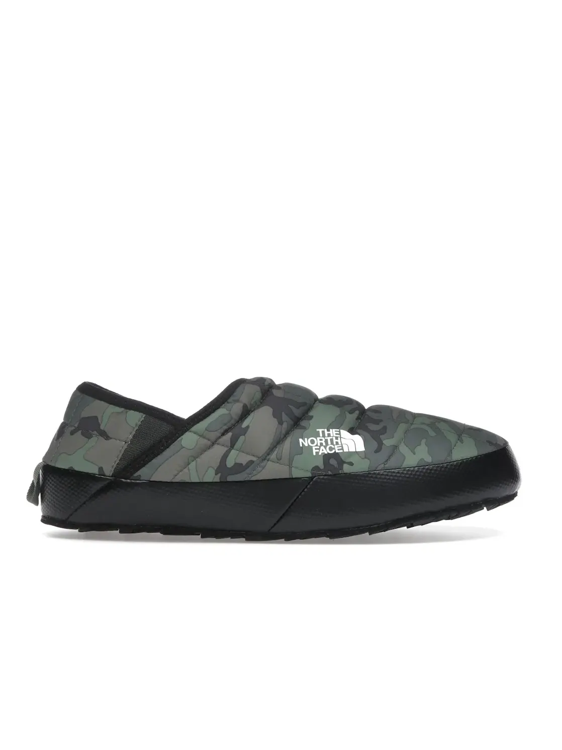 Мужские тапки с принтом The North Face Thermoball Traction Mule V — изображение 1 из 4, зеленый
