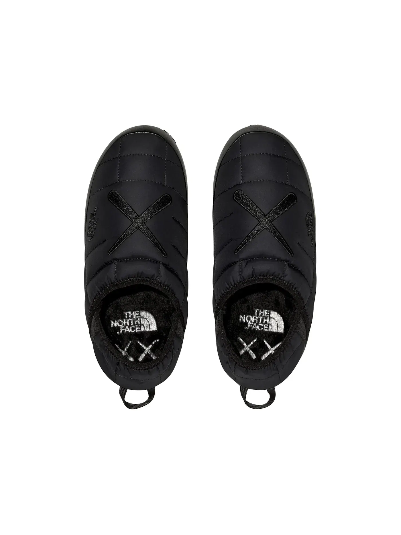 Женские тапочки с принтом ThermoBall Traction Mule VS The North Face — изображение 2 из 2, черный