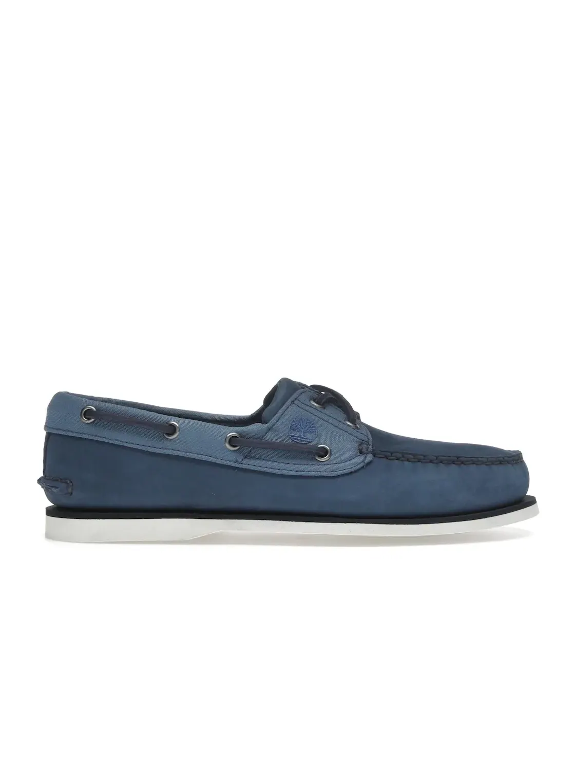 Мужские лоферы с кожаным верхом Timberland 2-Eye Classic Boat Shoe — изображение 1 из 4, синий