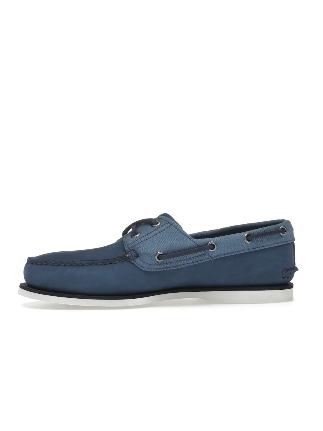 Мужские лоферы с кожаным верхом Timberland 2-Eye Classic Boat Shoe — изображение 3 из 4, синий