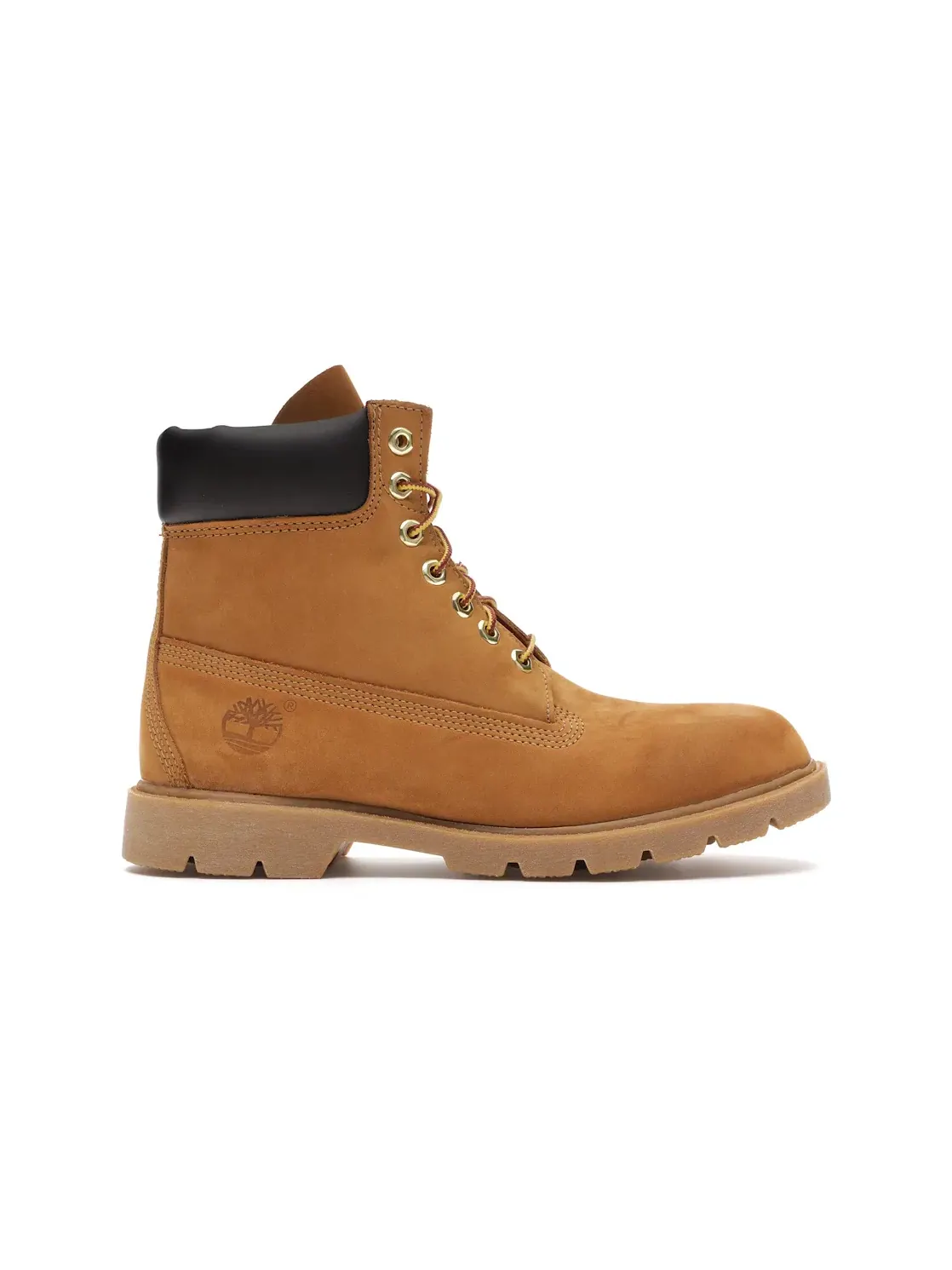 Мужские ботинки с водонепроницаемой конструкцией Timberland 6" Basic Boot, Wheat Nubuck — изображение 1 из 4