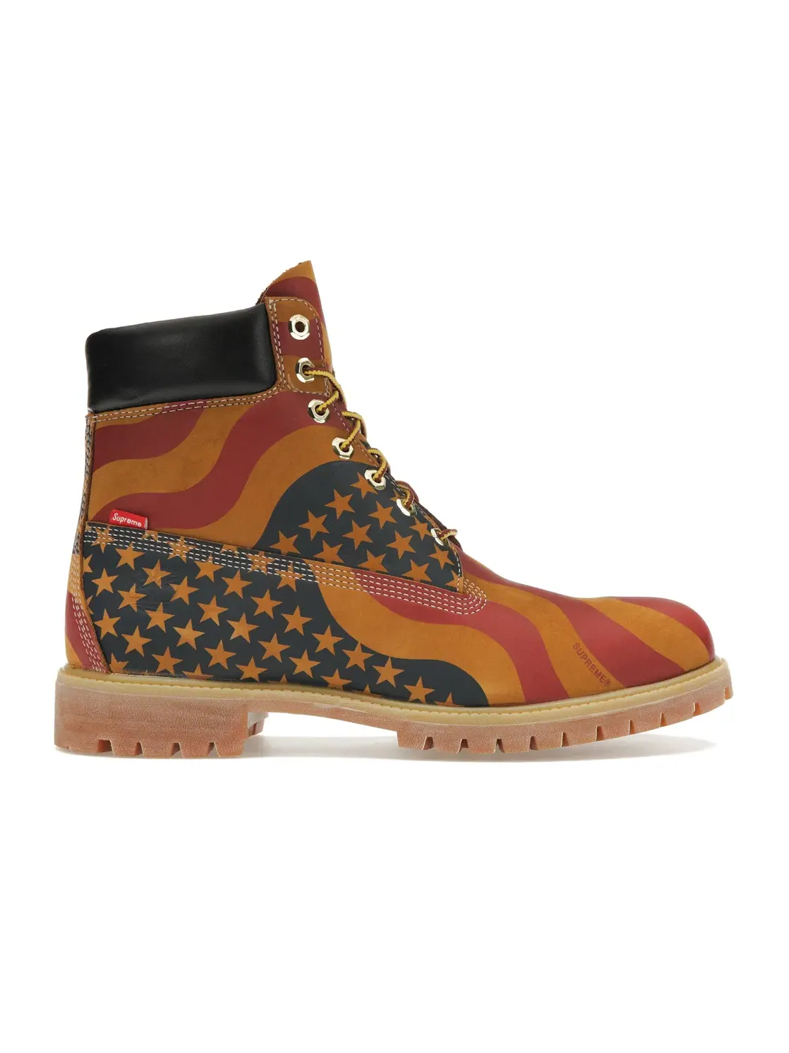 Мужские ботинки с принтом Timberland 6" Boot Supreme Stars & Stripes — изображение 1 из 4, пшеница