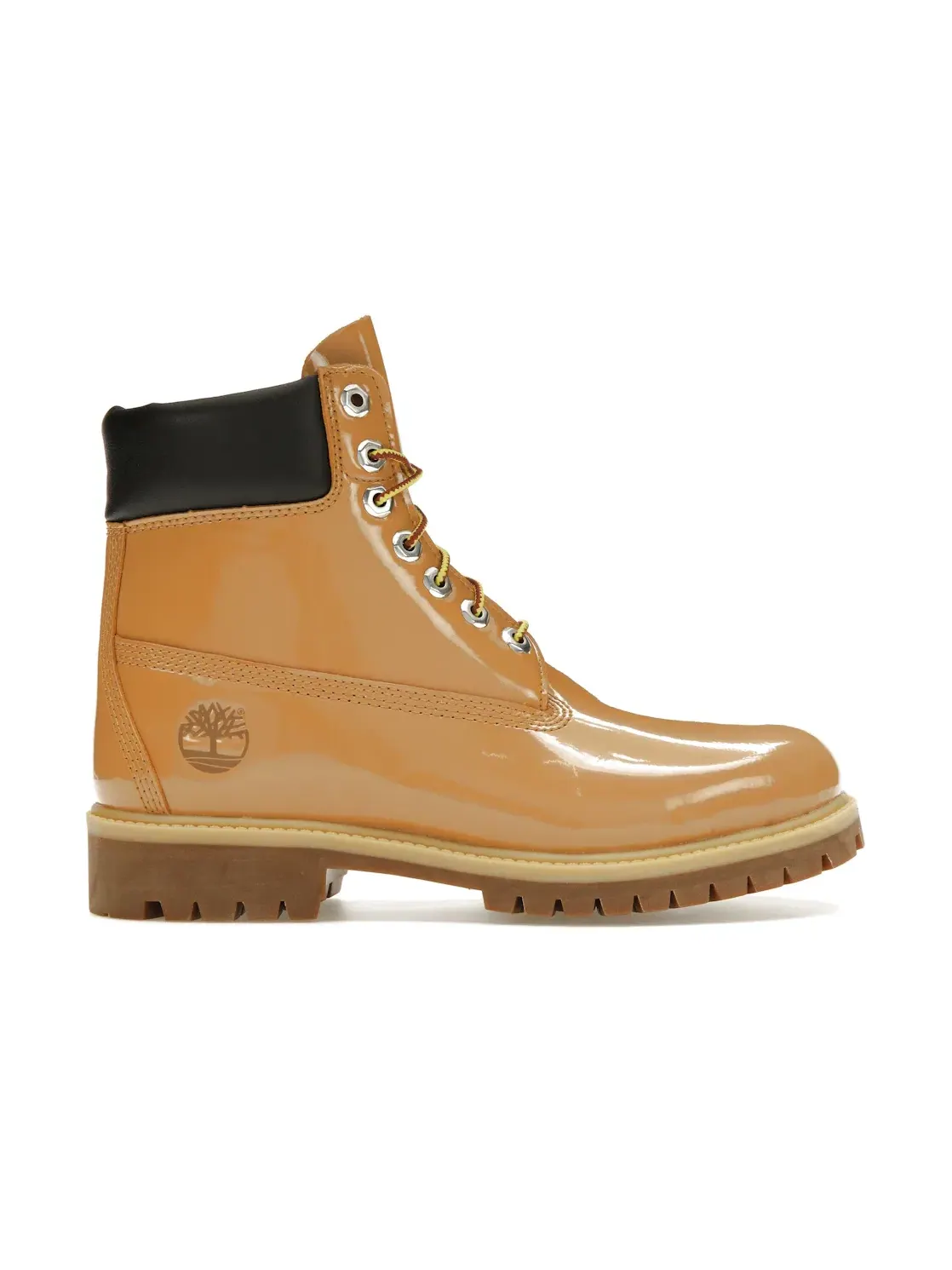 Мужские ботинки с водоотталкивающим покрытием Timberland 6" Boot Veneda Carter, Wheat Patent Leather — изображение 1 из 4