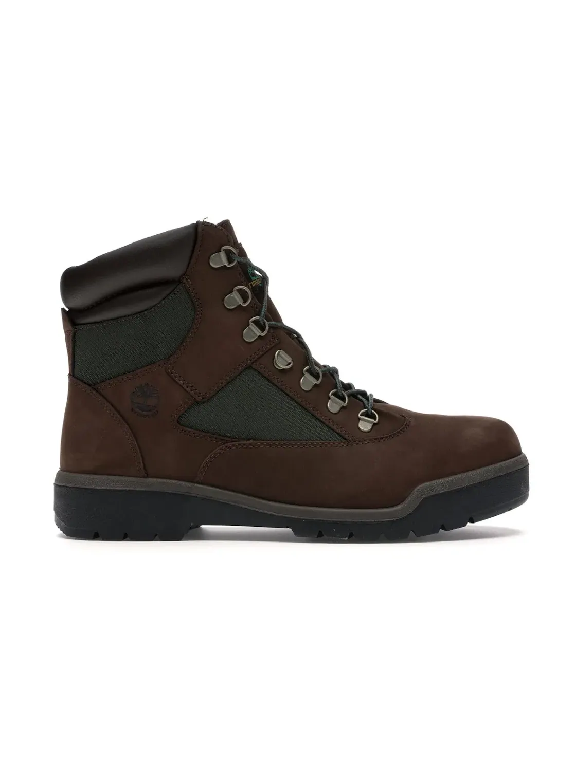 Мужские ботинки высокие из водонепроницаемой кожи Timberland 6" Field Boot — изображение 1 из 4, коричневый/зеленый
