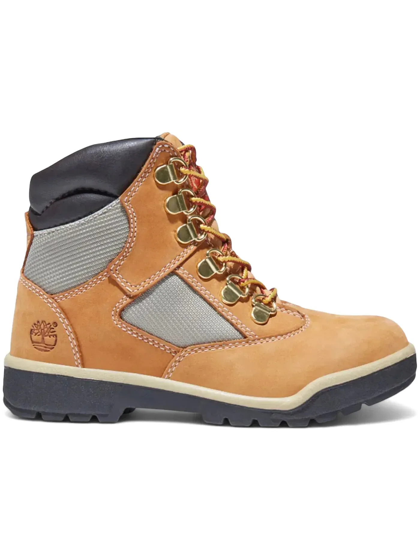 Детские ботинки высокие с шнуровкой Timberland 6" Field Boot — изображение 1 из 1, пшеница
