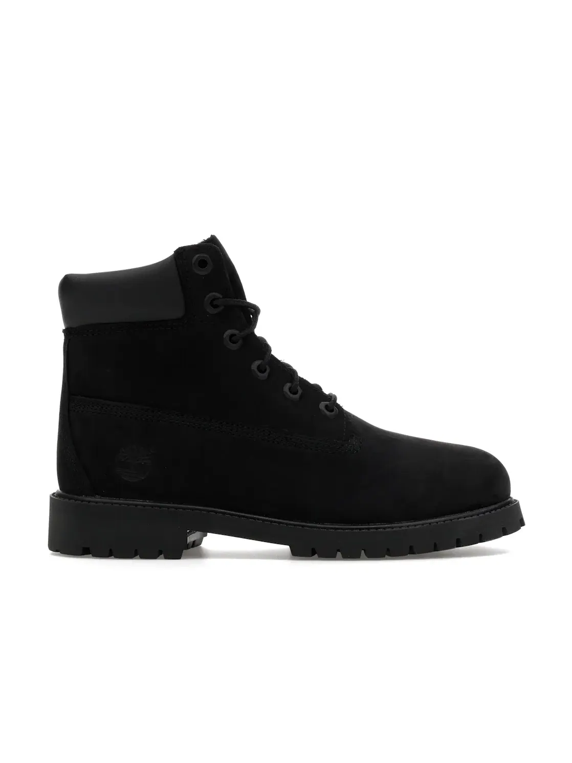 Детские ботинки Timberland 6" Premium Boot Black Nubuck (GS) — изображение 1 из 4, черный