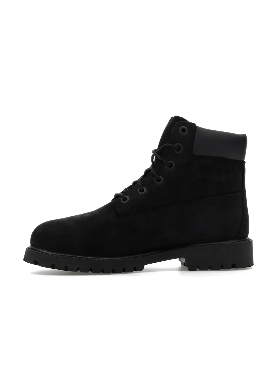 Детские ботинки Timberland 6" Premium Boot Black Nubuck (GS) — изображение 3 из 4, черный