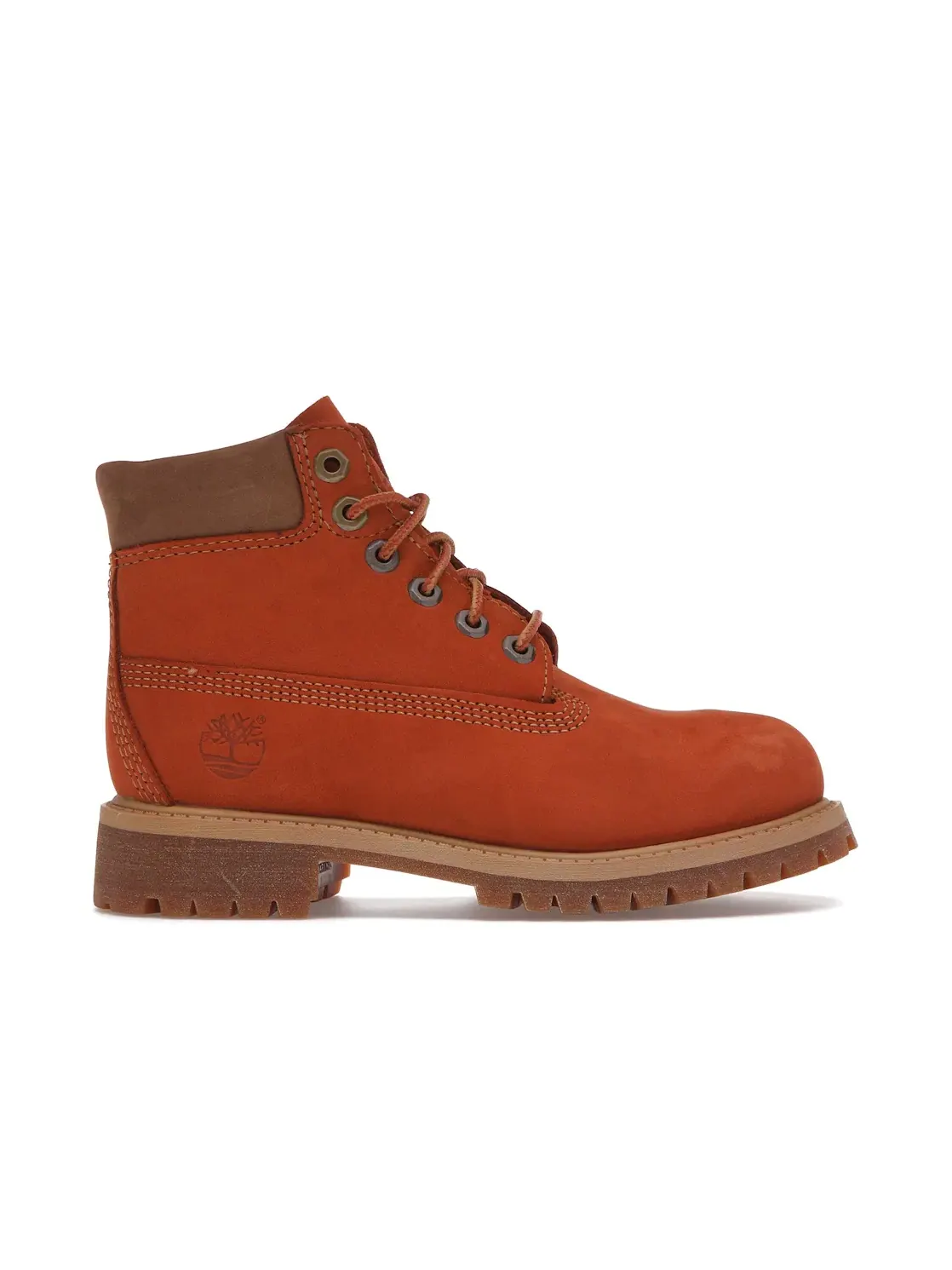 Детский ботинок Timberland 6" Premium Boot — изображение 1 из 4, оранжевый/бежевый