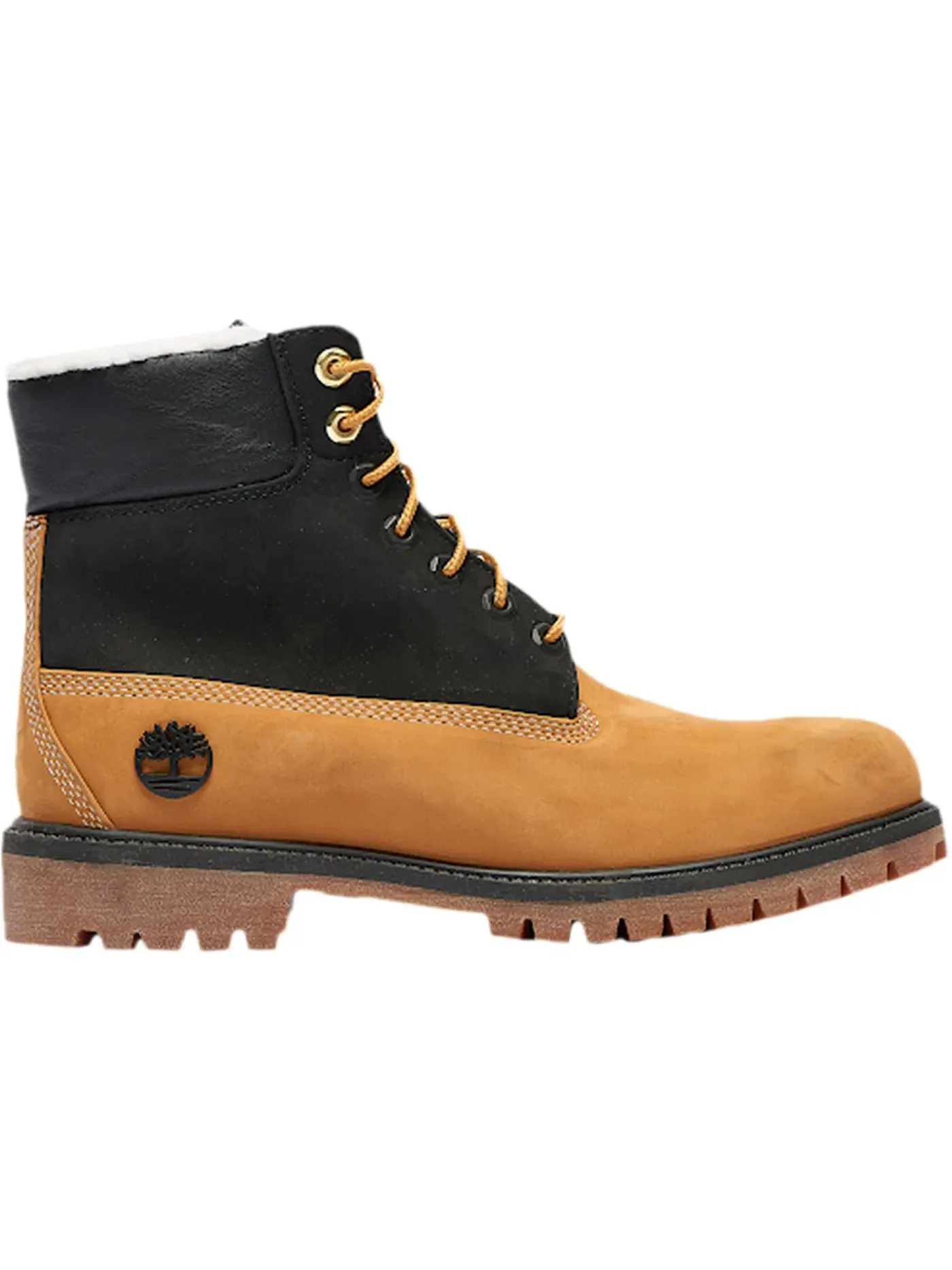 Детские ботинки на шнуровке Timberland 6" Premium Boot — изображение 1 из 1, черный