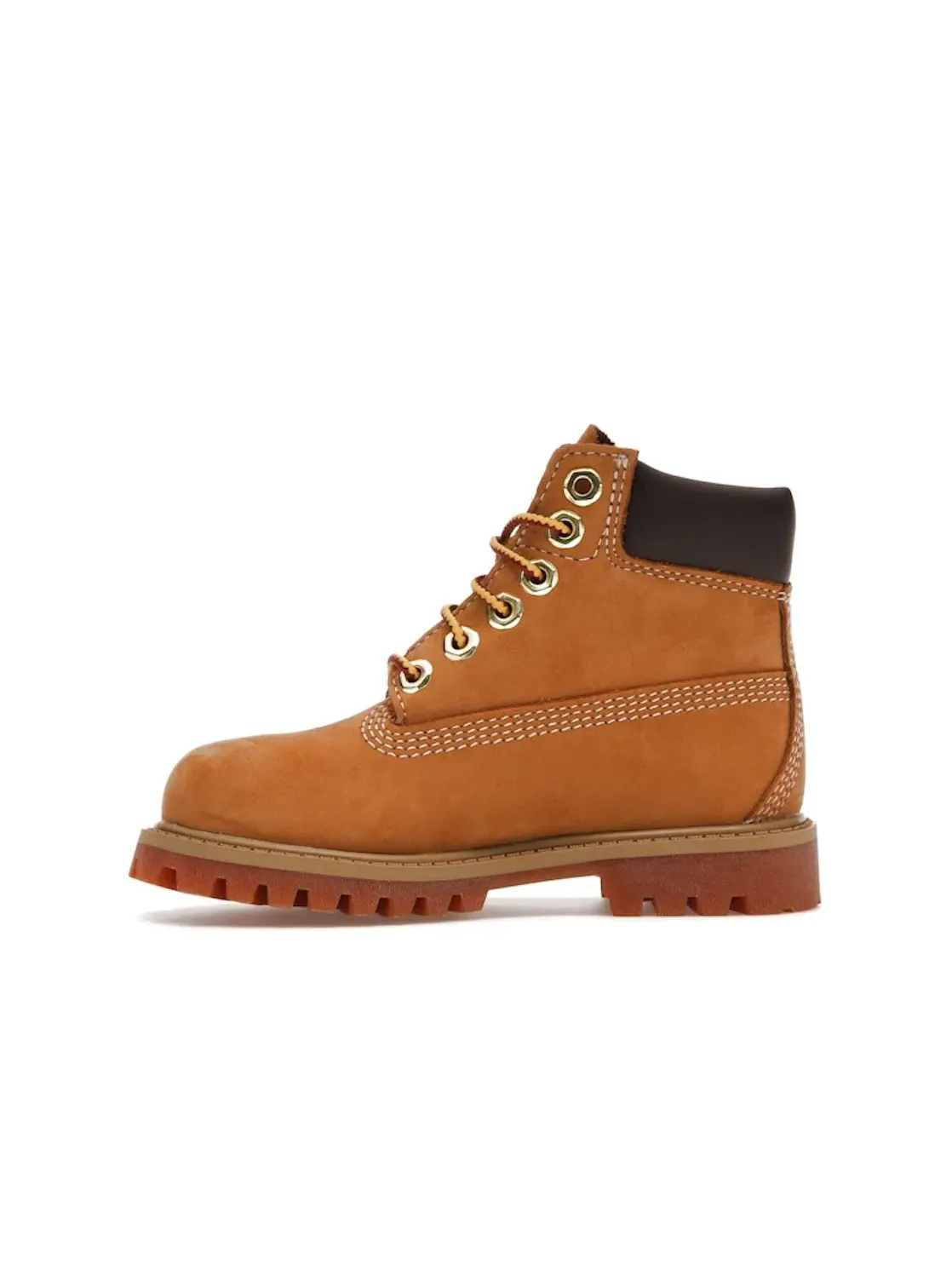 Детские ботинки с водонепроницаемой отделкой Timberland 6" Premium Boot — изображение 3 из 4, бежевый