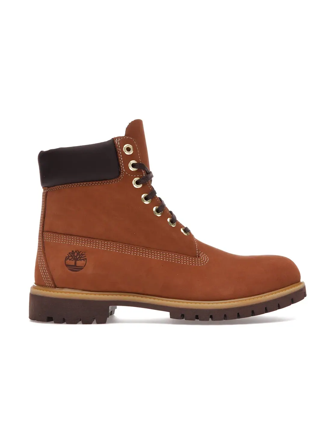Мужские ботинки водонепроницаемые Timberland 6" Premium Waterproof Boot — изображение 1 из 4, коричневый