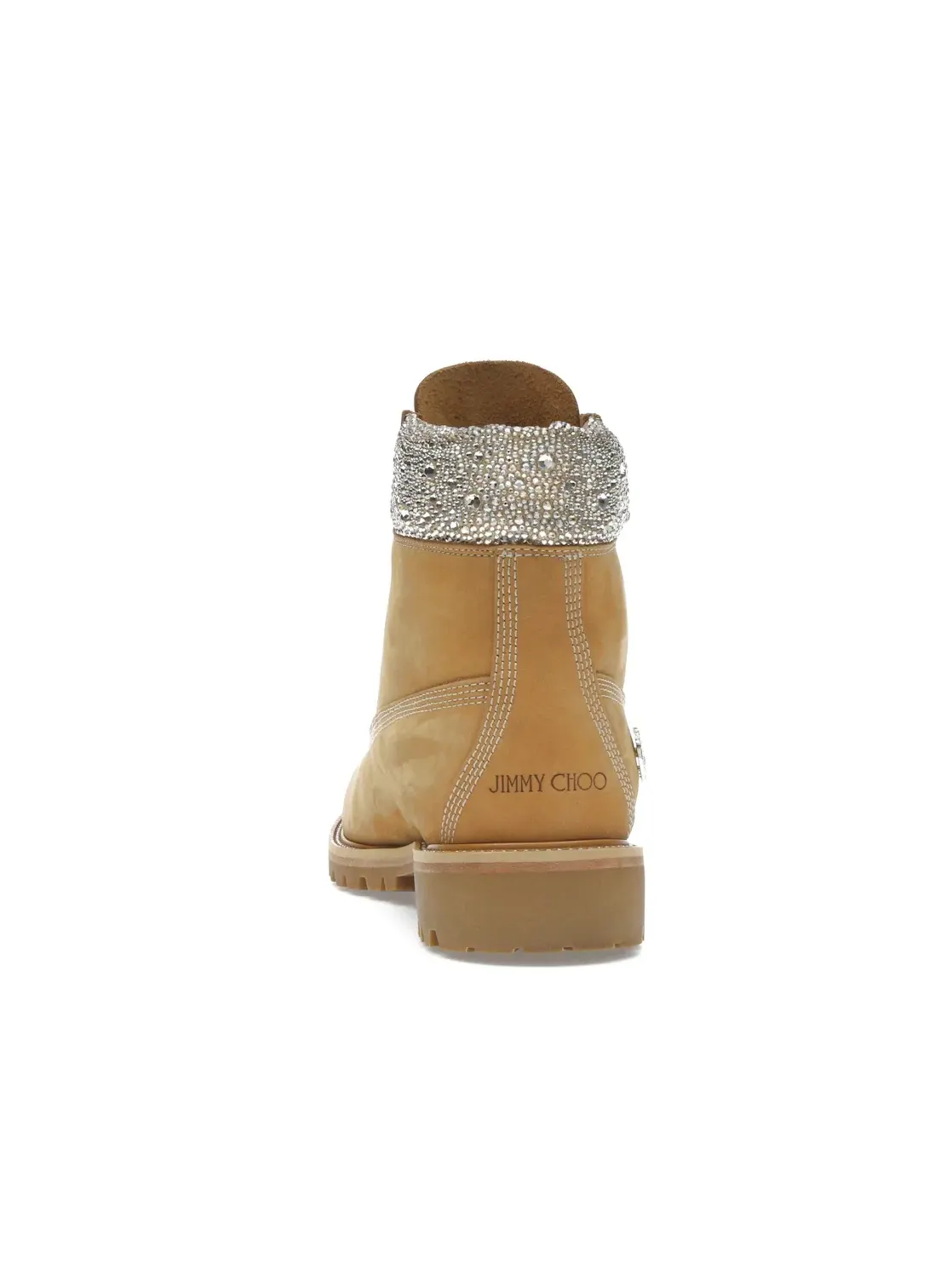 Женские ботинки с кристаллами Swarovski Timberland 6" Boot Jimmy Choo Timberland, Wheat/Crystal — изображение 4 из 4