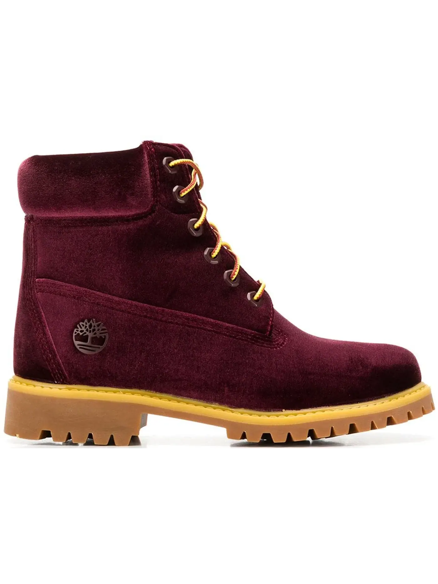 Женские ботинки с велюровой отделкой Timberland 6" Boot — изображение 1 из 1, бордо