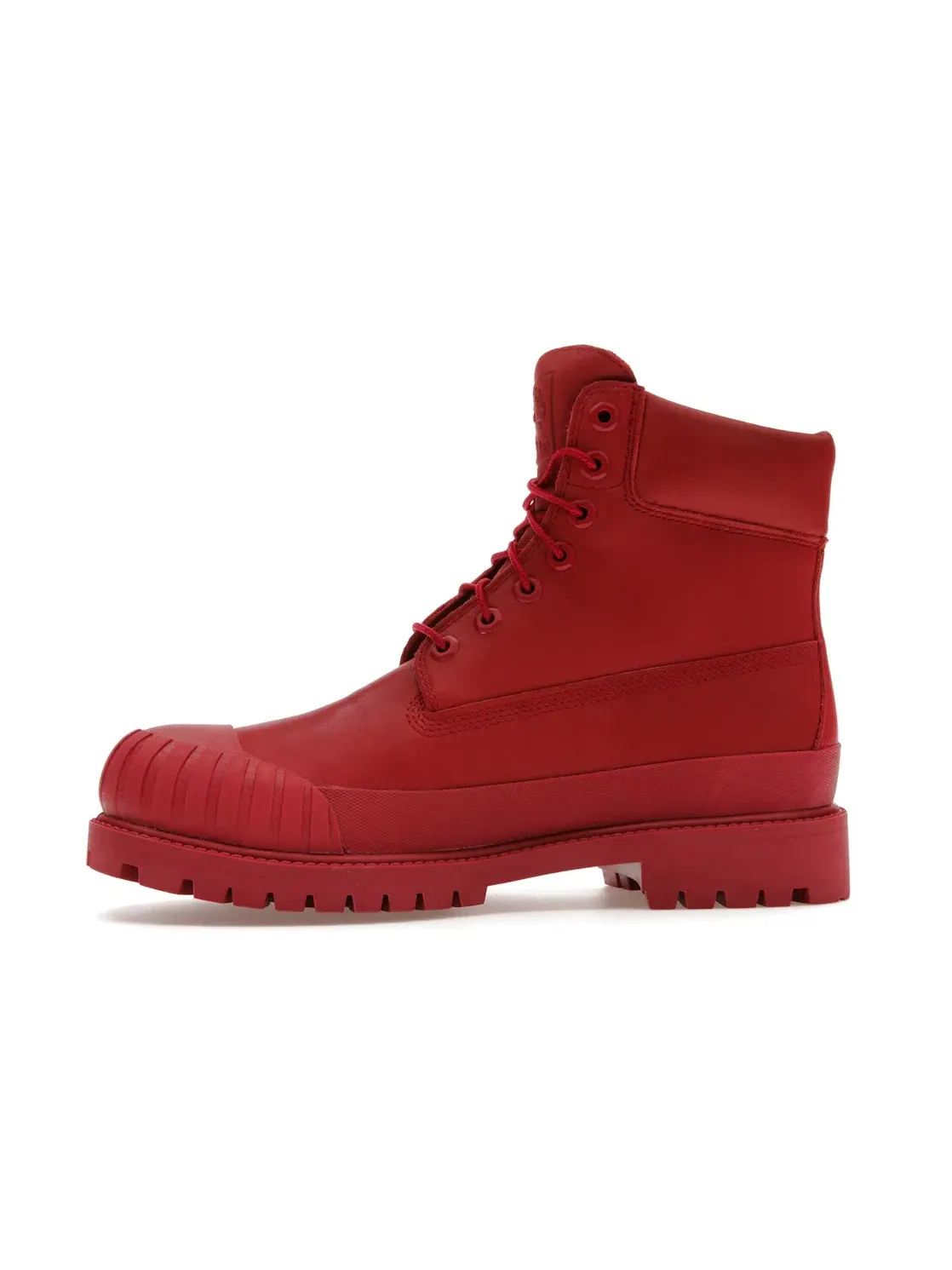 Женский ботинок с резиновым носком Timberland 6" Boot Premium Bee Line Rubber Toe WP — изображение 3 из 4, красный