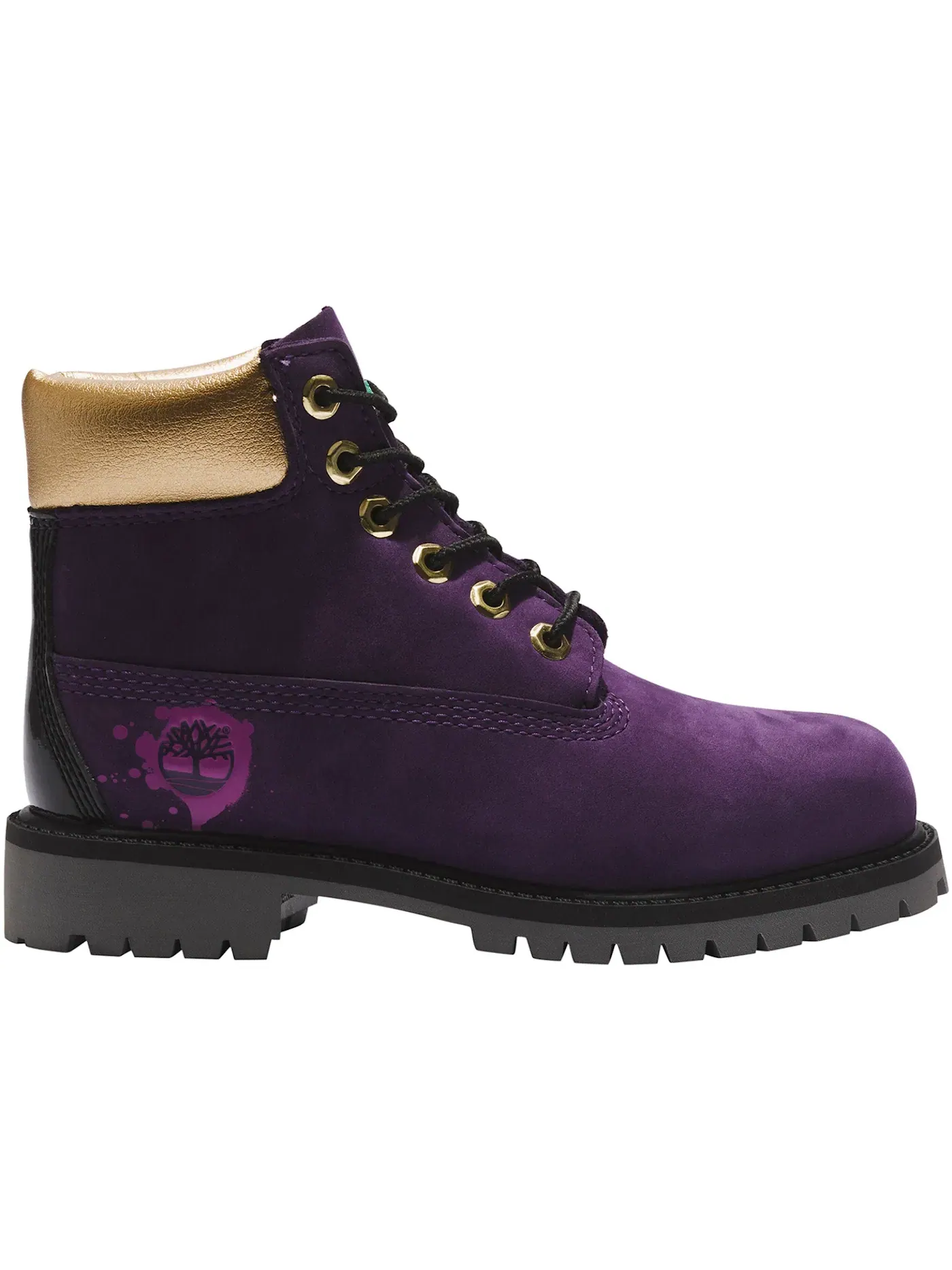 Детские ботинки с принтом Timberland 6" Premium Boot Hip Hop Royalty Timberland — изображение 1 из 1, фиолетовый