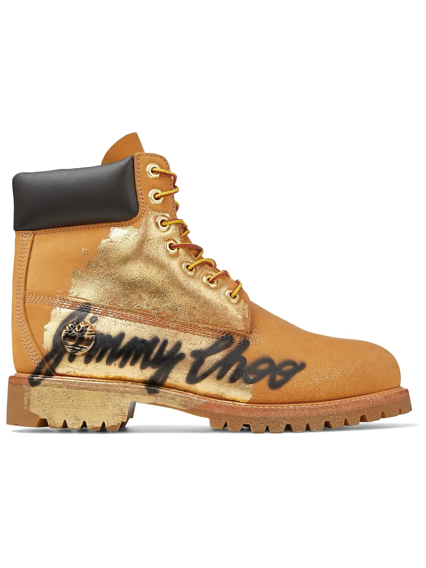 Женские ботинки с высоким голенищем Timberland 6" Premium Boot Jimmy Choo New York City — изображение 1 из 1, пшеница
