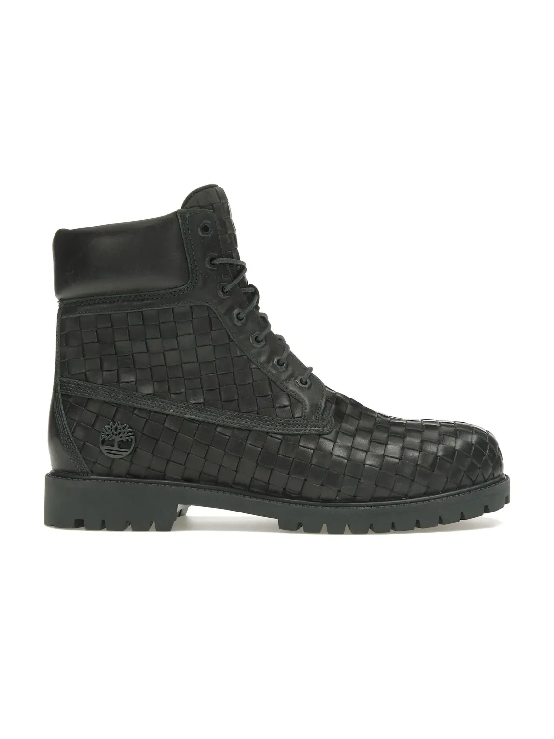 Мужские ботинки высокие с кожаным верхом Timberland 6" Premium Boot — изображение 1 из 4, темный зеленый
