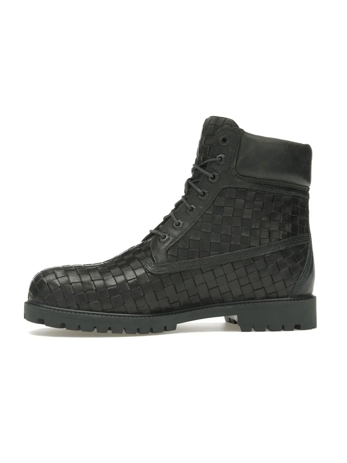 Мужские ботинки высокие с кожаным верхом Timberland 6" Premium Boot — изображение 3 из 4, темный зеленый