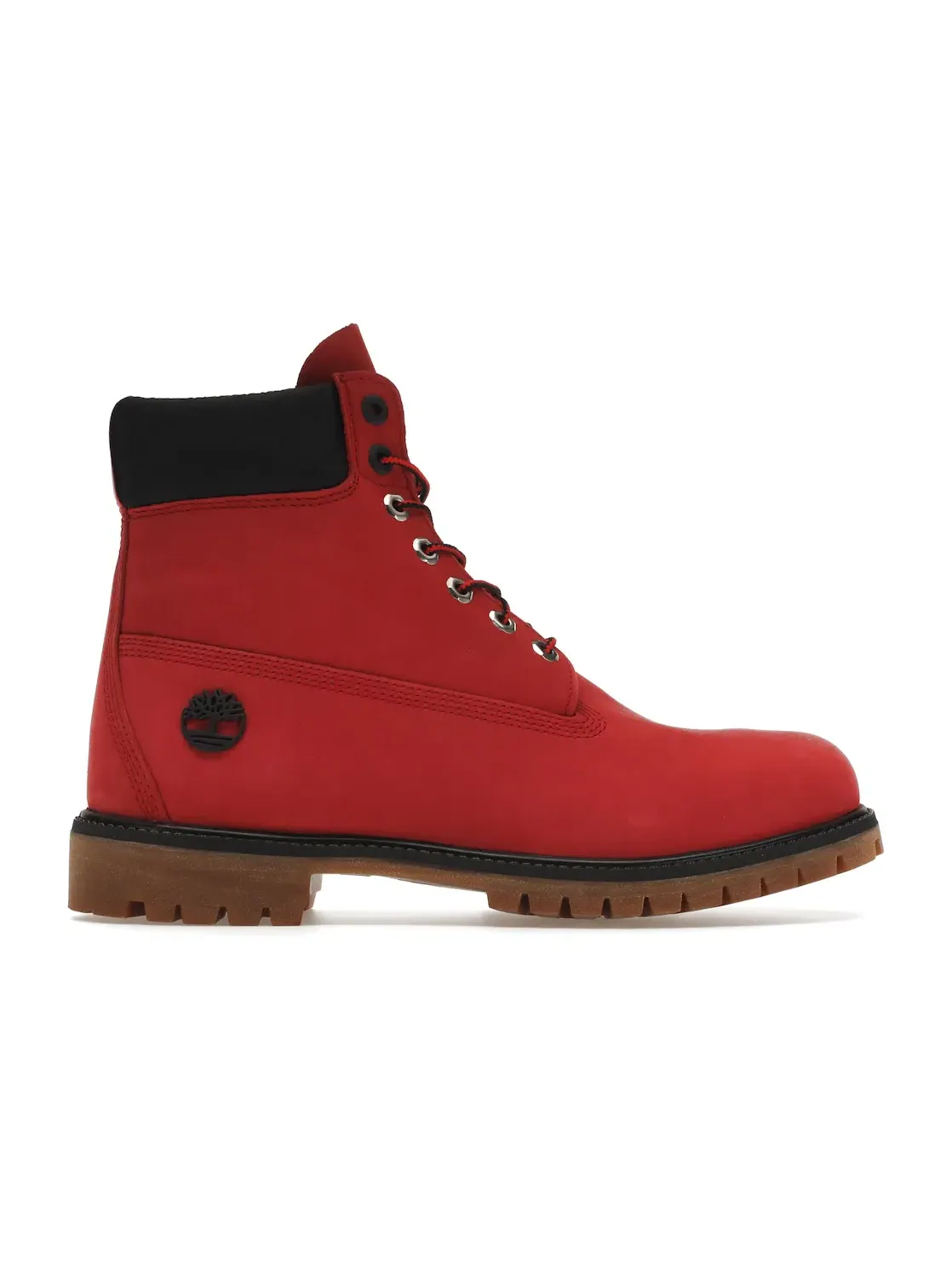 Мужские ботинки с высоким голенищем Timberland 6" Premium Boot — изображение 1 из 4, красный/черный