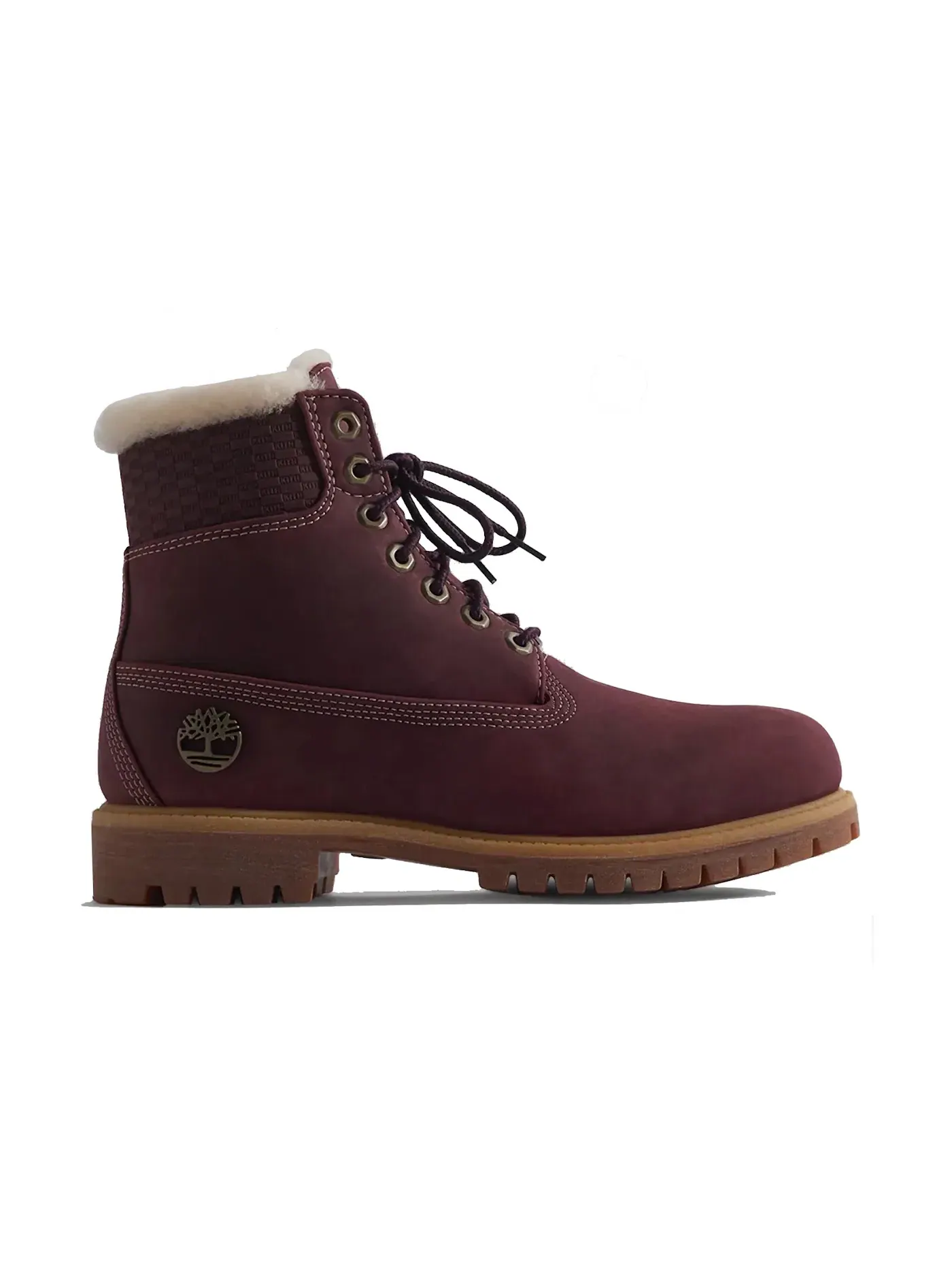 Мужские ботинки с овчиной Timberland 6" Premium Shearling Boot — изображение 1 из 1, бордовый