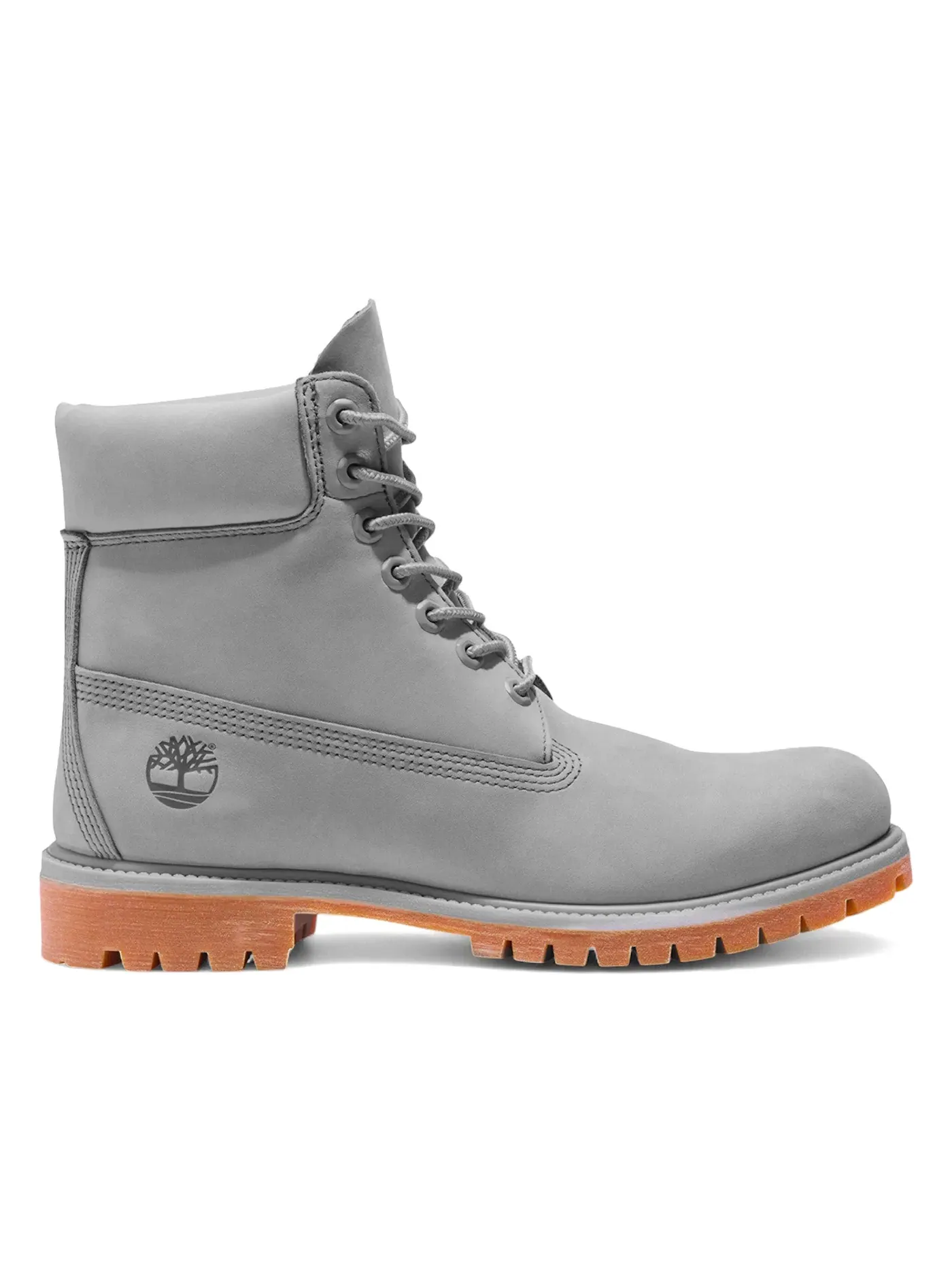 Мужские ботинки с водонепроницаемым покрытием Timberland 6" Premium Waterproof Boot — изображение 1 из 1, светлый серый