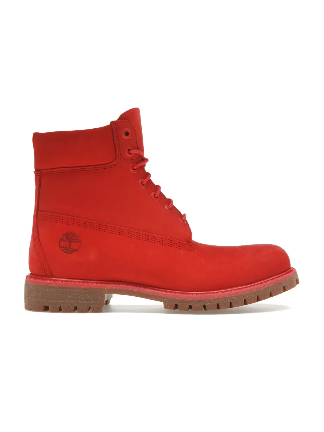 Мужские ботинки водонепроницаемые Timberland 6" Premium Waterproof Boot — изображение 1 из 4, красный