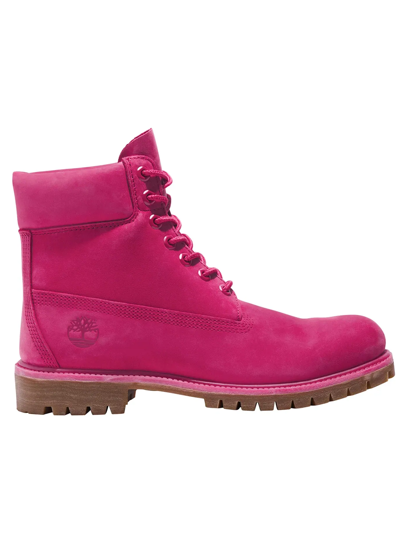 Мужские ботинки водонепроницаемые Timberland 6" Premium Waterproof Boot 50th Anniversary — изображение 1 из 1, темный розовый