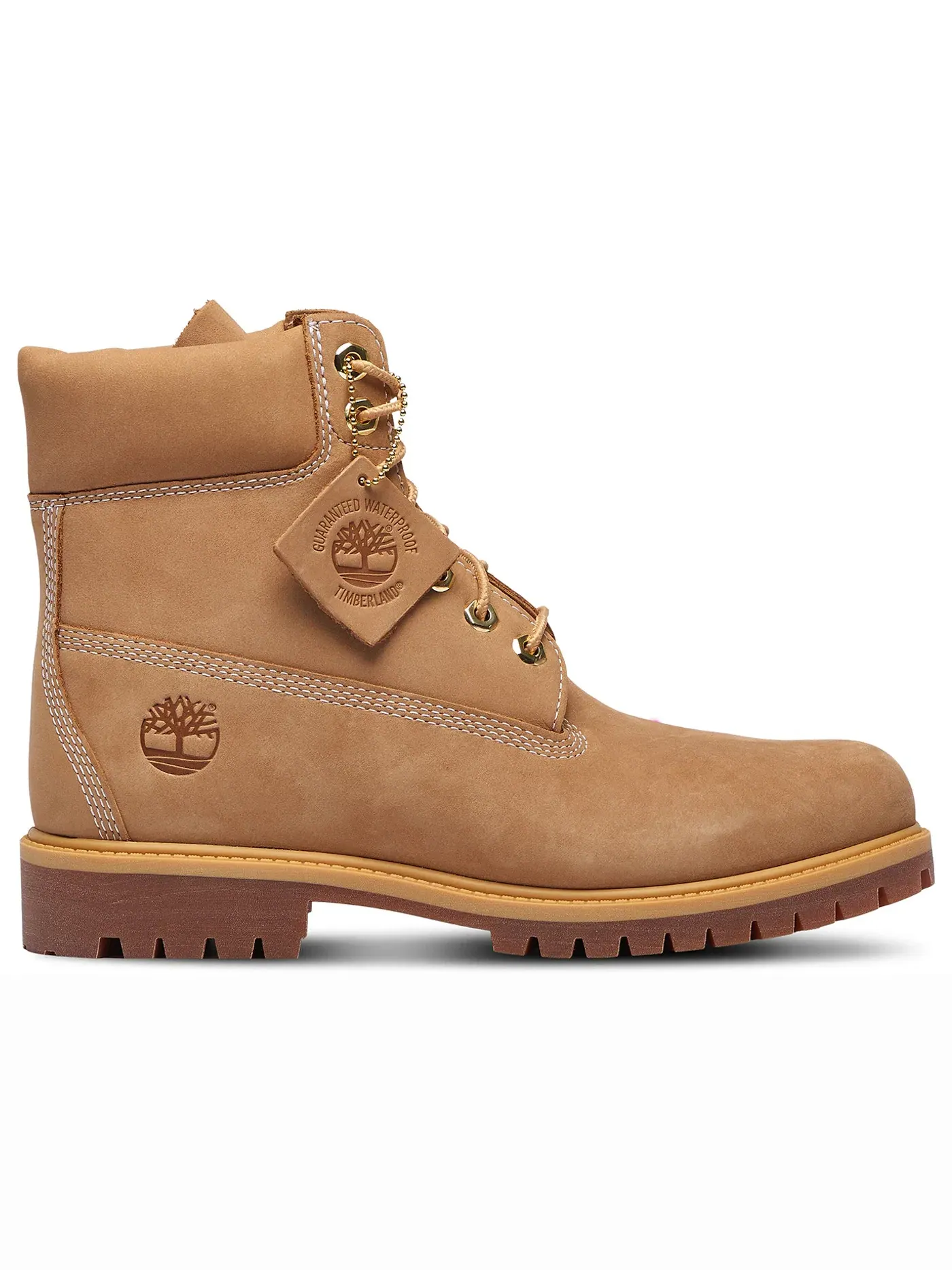 Мужские ботинки водонепроницаемые Timberland 6" Premium Waterproof Boot — изображение 1 из 1, бежевый/бежевый