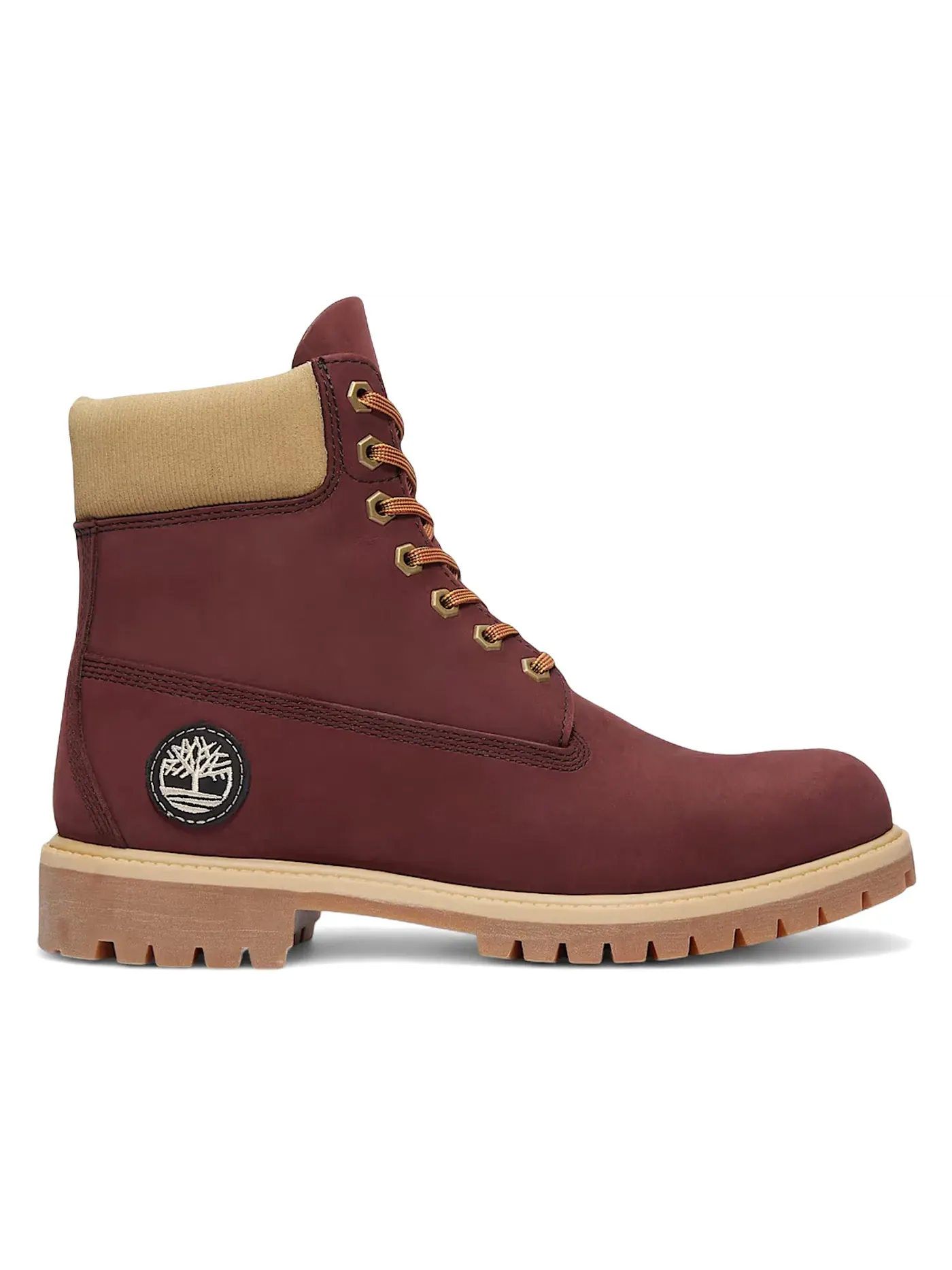 Мужские ботинки водонепроницаемые Timberland 6" Premium Waterproof Boot — изображение 1 из 1, бордовый