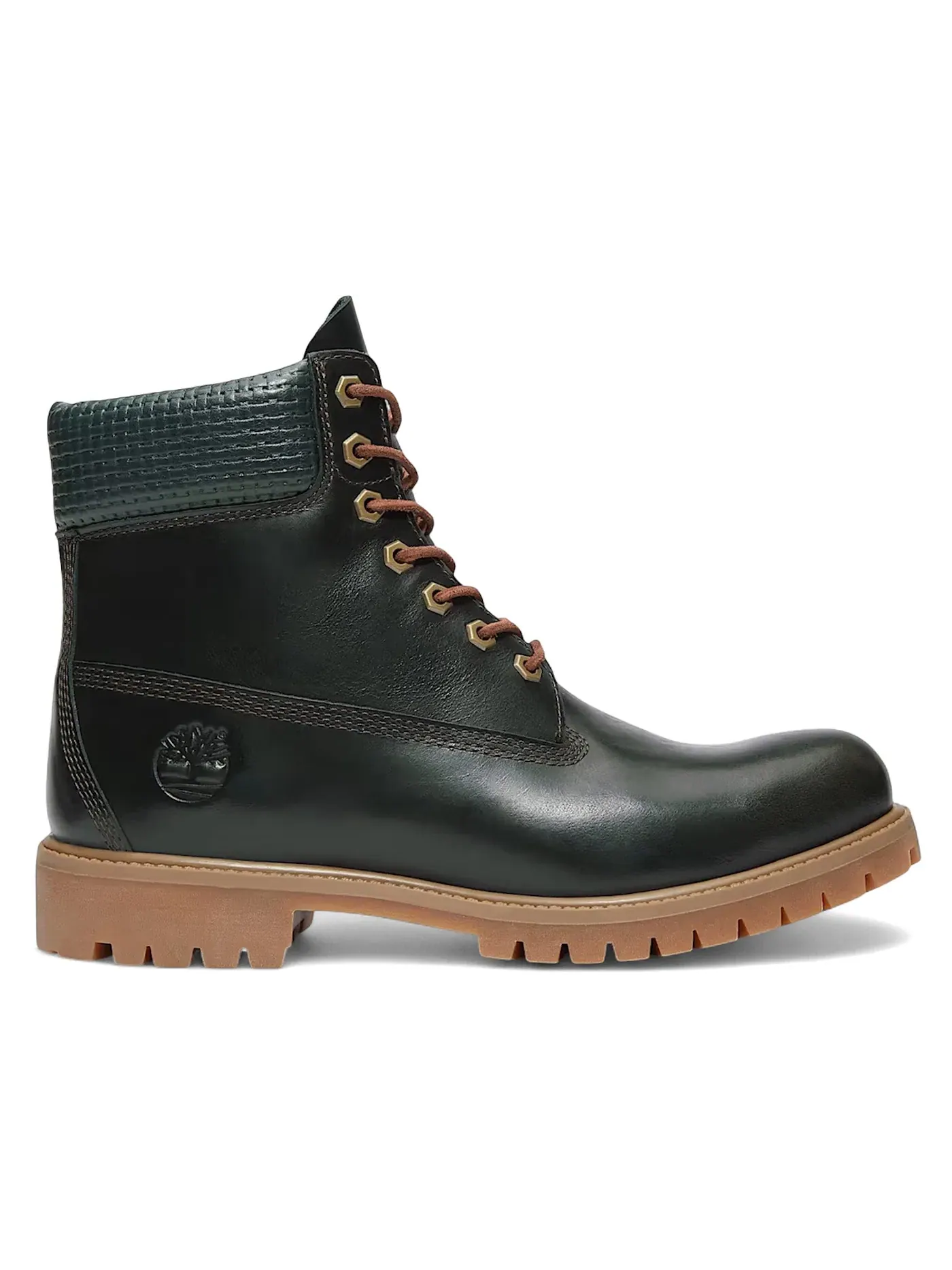 Мужские ботинки водонепроницаемые Timberland 6" Premium Waterproof Boot — изображение 1 из 1, темный зеленый