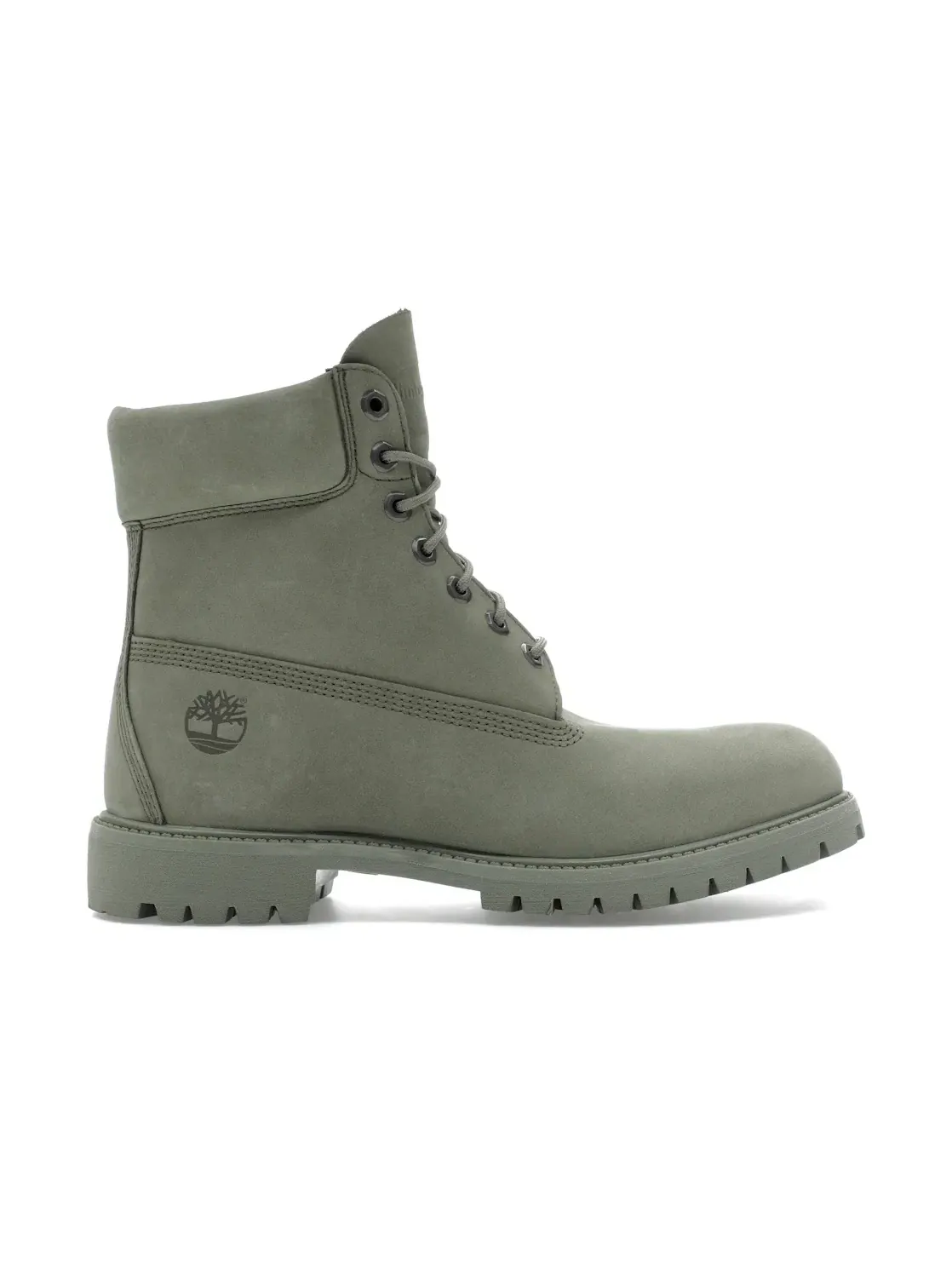 Мужские ботинки водонепроницаемые Timberland 6" Premium Waterproof Boot Timberland — изображение 1 из 4, темный зеленый