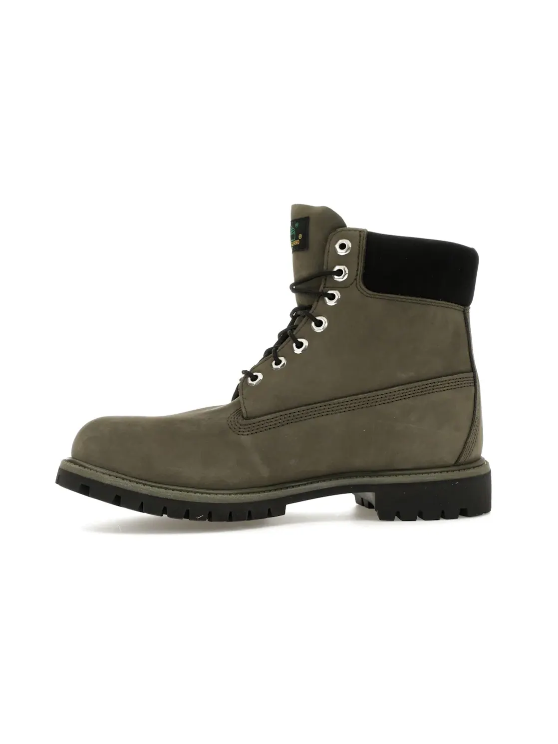 Мужские ботинки водонепроницаемые Timberland 6" Premium Waterproof Boot — изображение 3 из 4, темный зеленый