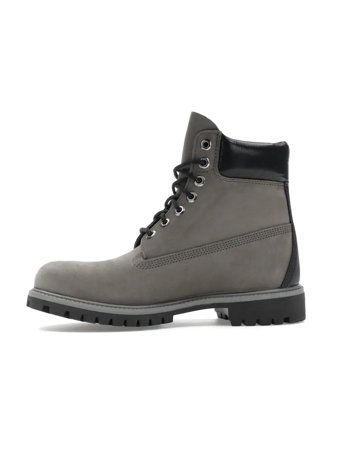 Мужские ботинки водонепроницаемые Timberland 6" Premium Waterproof Boot — изображение 3 из 4, темный серый/черный