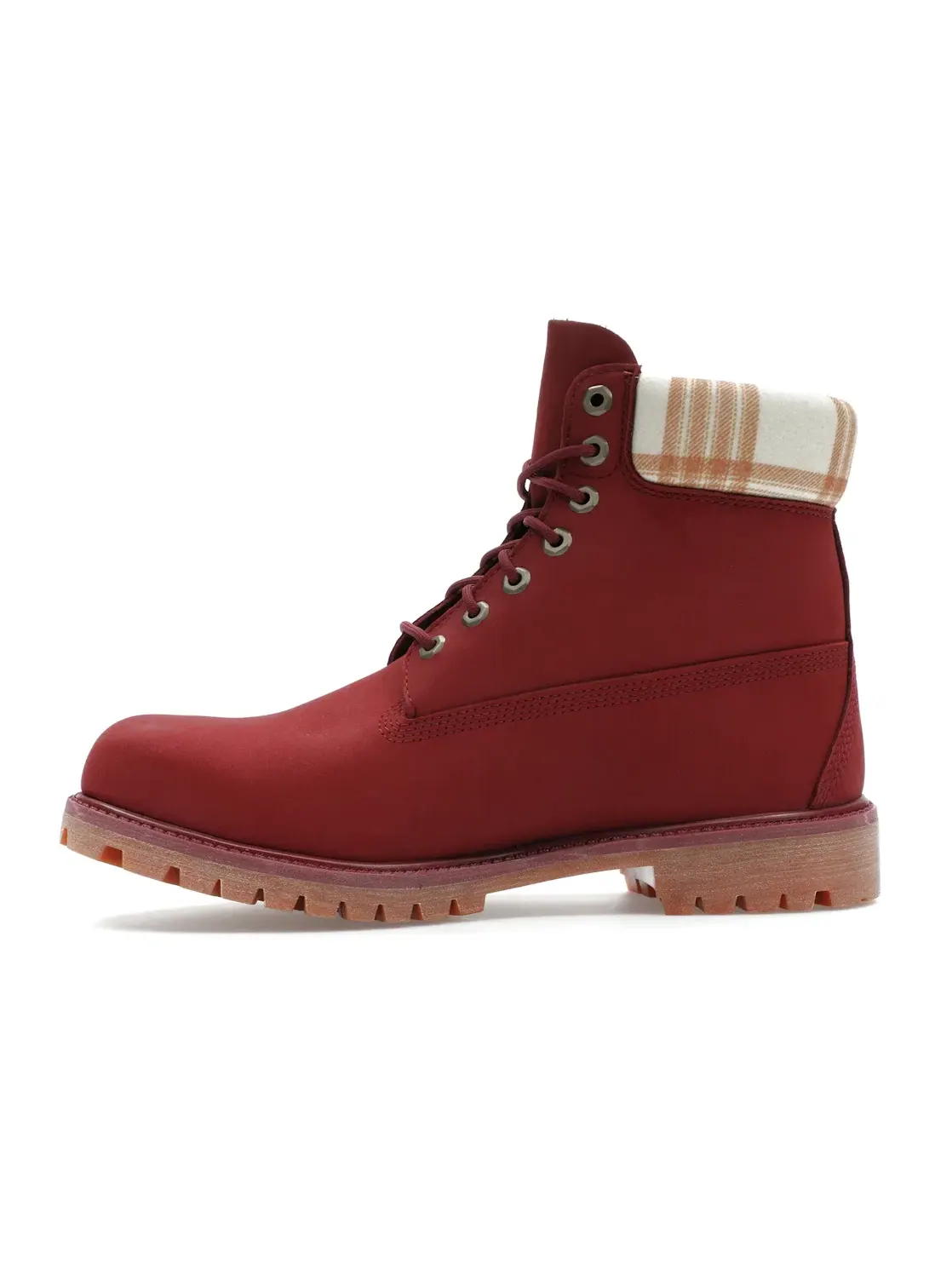 Мужские ботинки водонепроницаемые Timberland 6" Heritage Waterproof Boot — изображение 3 из 4, темный красный