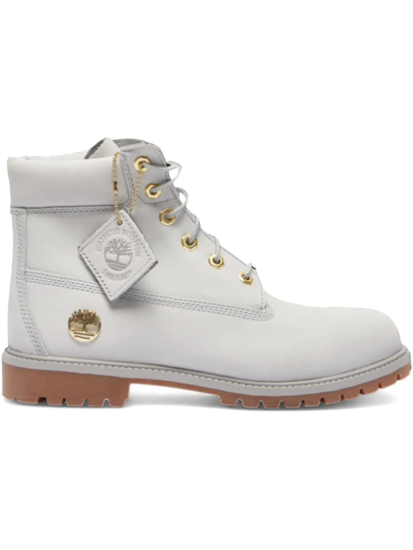 Детские ботинки водонепроницаемые Timberland 6" Premium Waterproof Boot — изображение 1 из 1, светлый серый