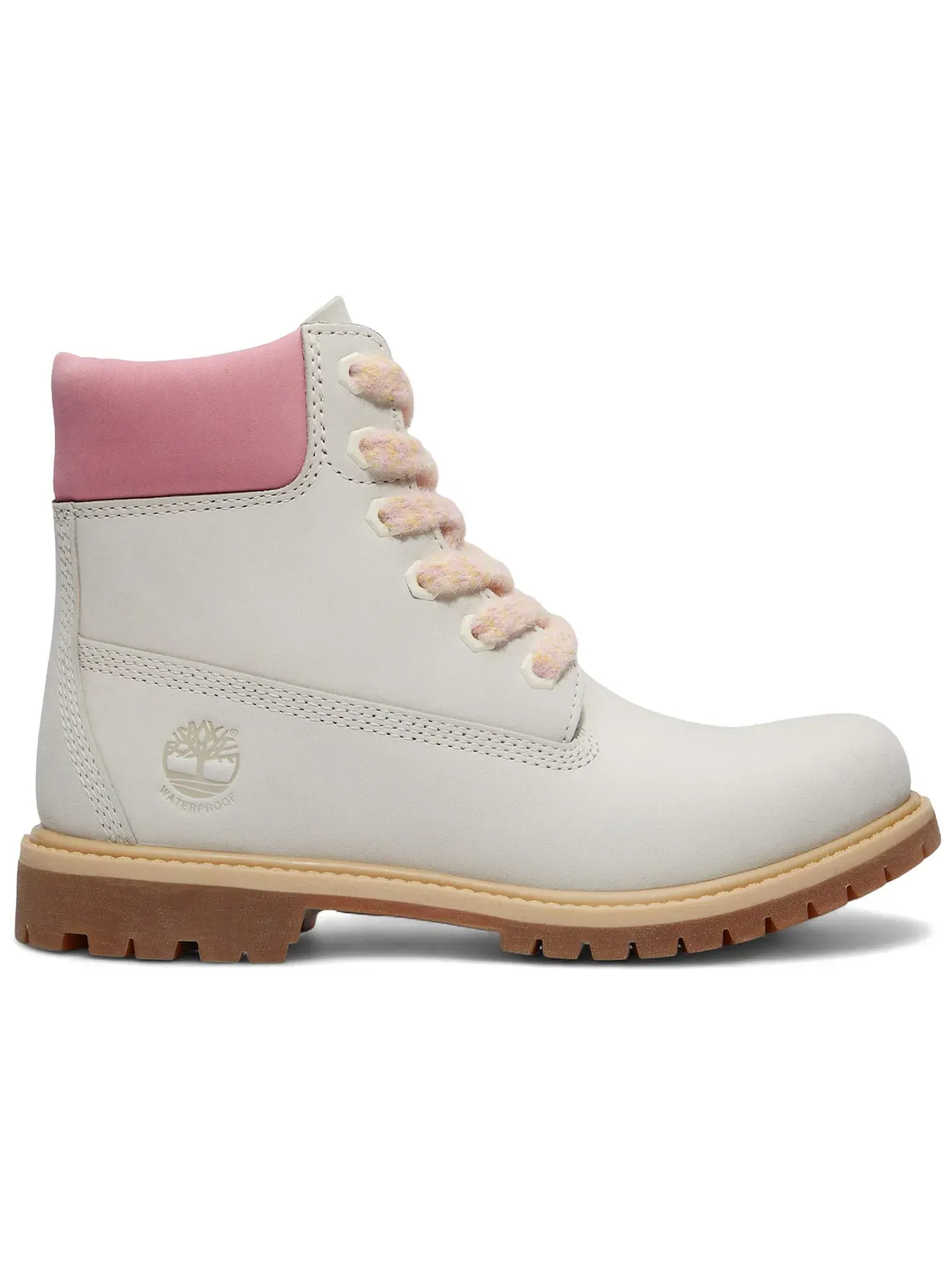 Женские ботинки водоотталкивающие Timberland 6" Premium Waterproof Boot — изображение 1 из 1, натуральный розовый