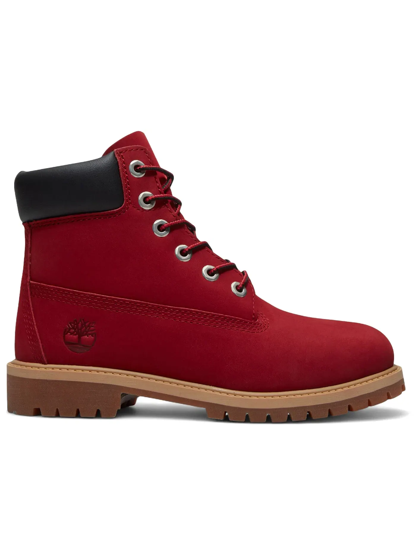 Детские ботинки водонепроницаемые Timberland 6" Premium Waterproof Boot Timberland — изображение 1 из 1, красный черный