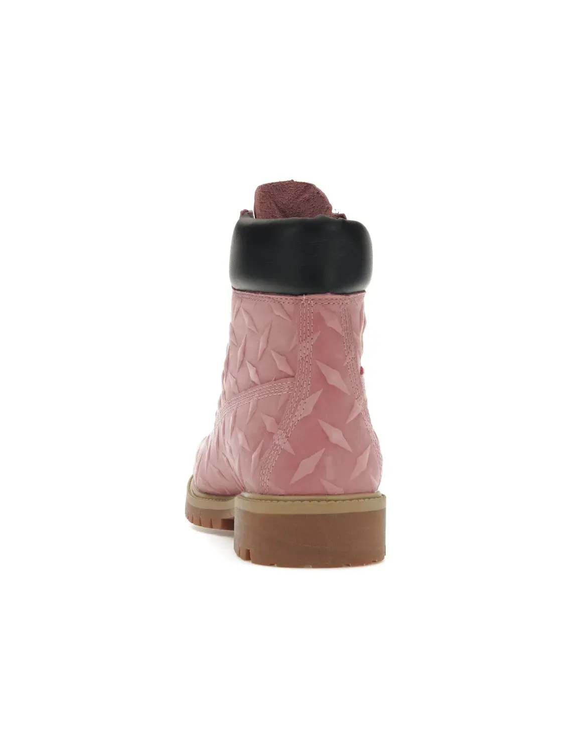 Мужские ботинки водонепроницаемые Timberland 6" Premium Waterproof Boot Diamond Plate Pink — изображение 4 из 4, розовый