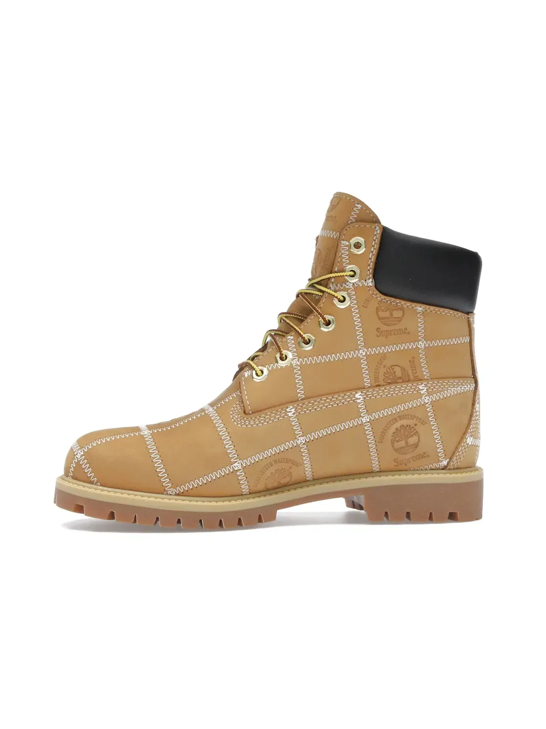 Мужские ботинки высокие из нубука Timberland 6" Premium Waterproof Boot Supreme — изображение 3 из 4, черный