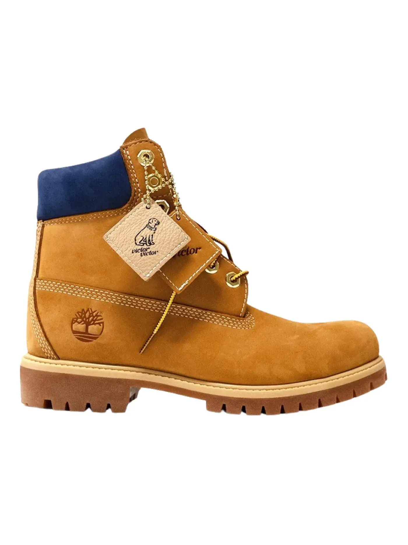 Мужские ботинки водонепроницаемые Timberland 6" Premium Waterproof Boot — изображение 1 из 2, темно-синий