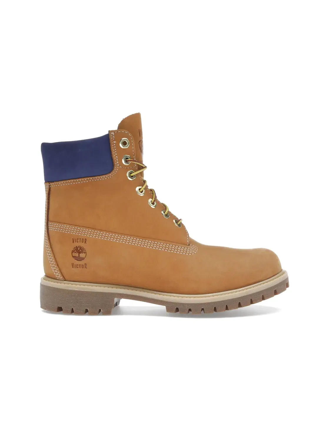 Мужские ботинки водонепроницаемые Timberland 6" Premium Waterproof Boot Victor Victor — изображение 1 из 4, темно-синий