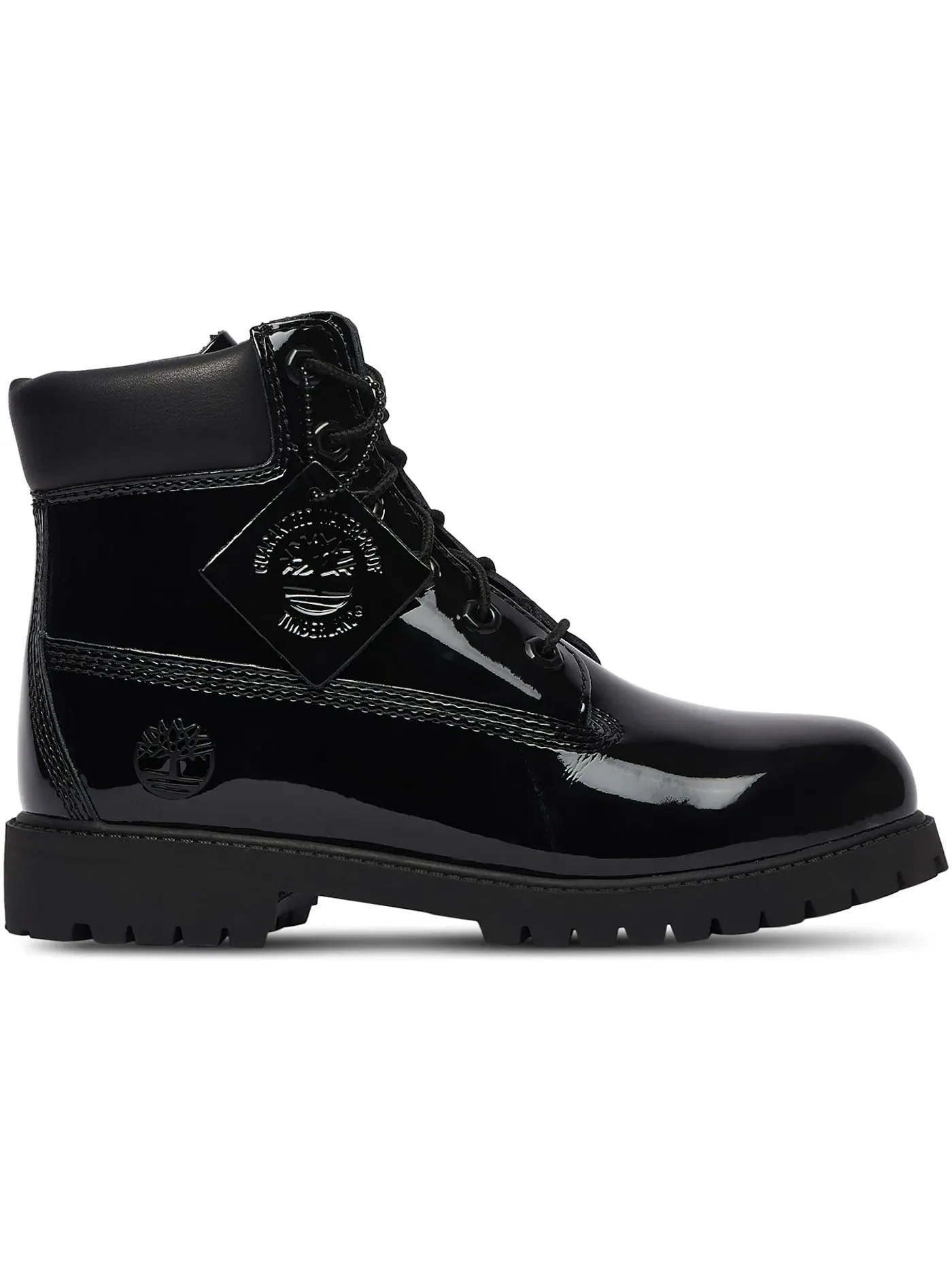 Детские ботинки водонепроницаемые Timberland 6" Premium Waterproof Patent Boots — изображение 1 из 1, черный