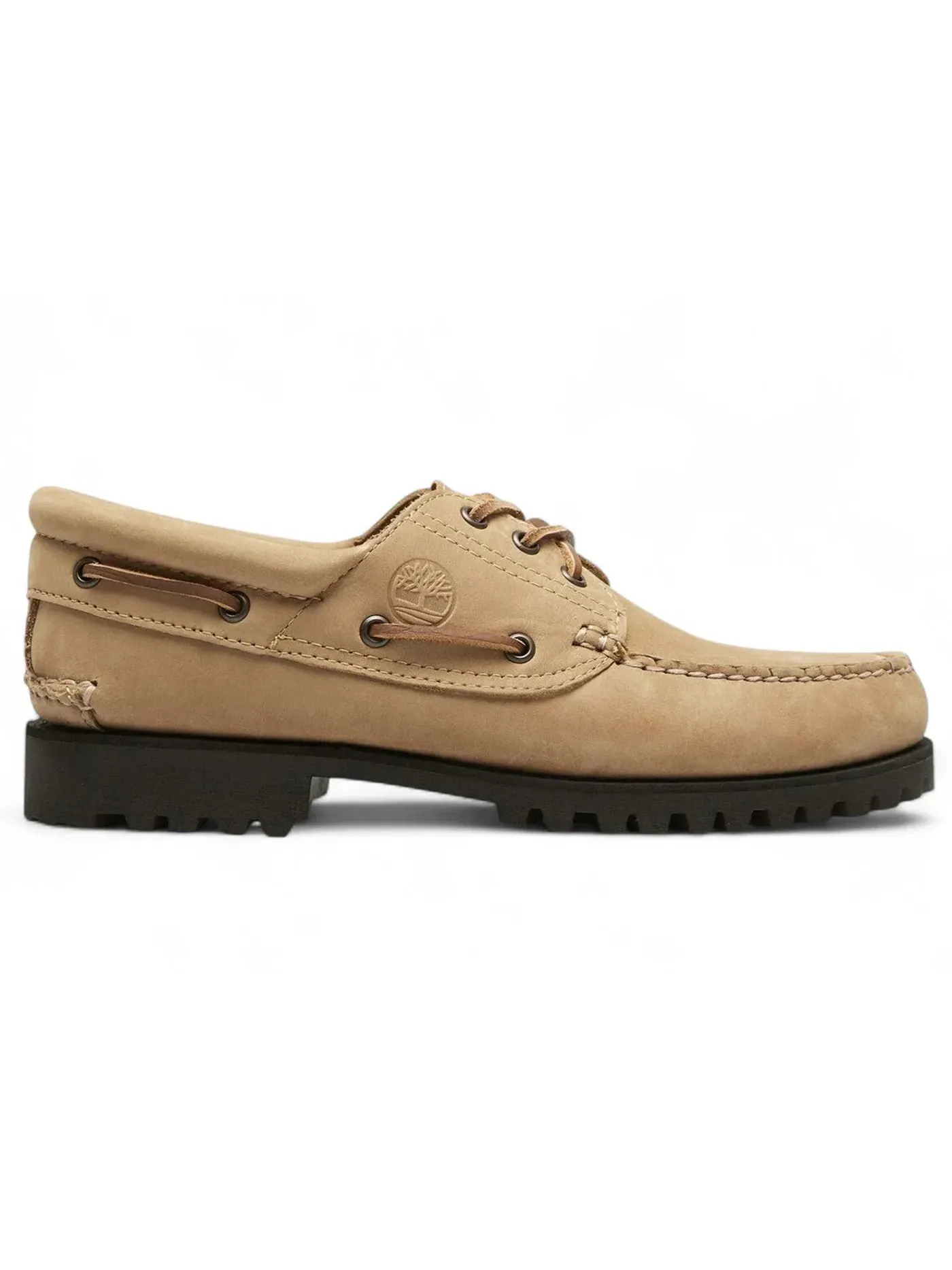 Мужские лоферы с мокасиновым верхом Timberland Authentic Boat Shoe — изображение 1 из 1, бежевый черный