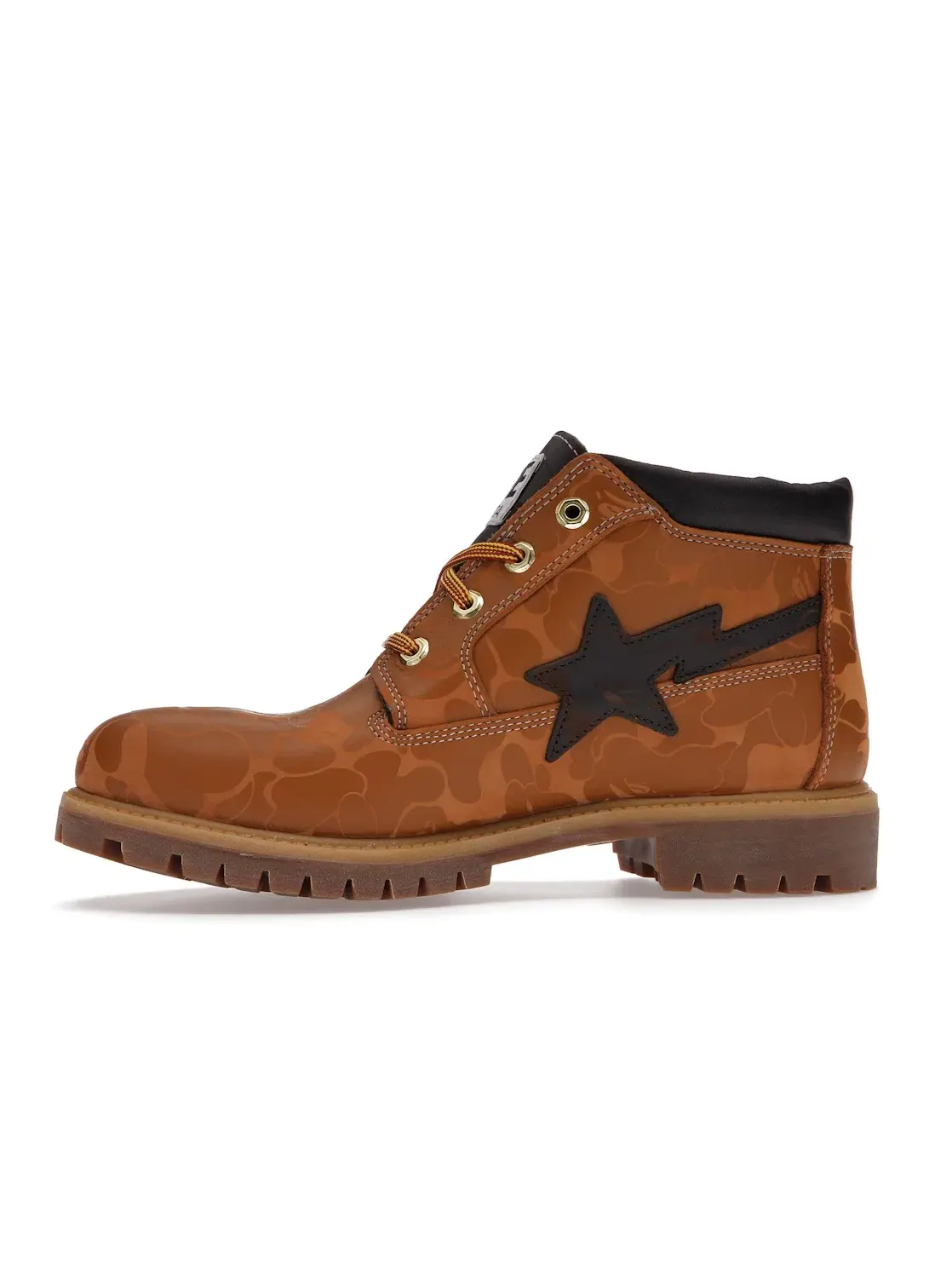 Мужские ботинки с принтом Timberland Chukka Boot BAPE — изображение 3 из 4, коричневый/черный