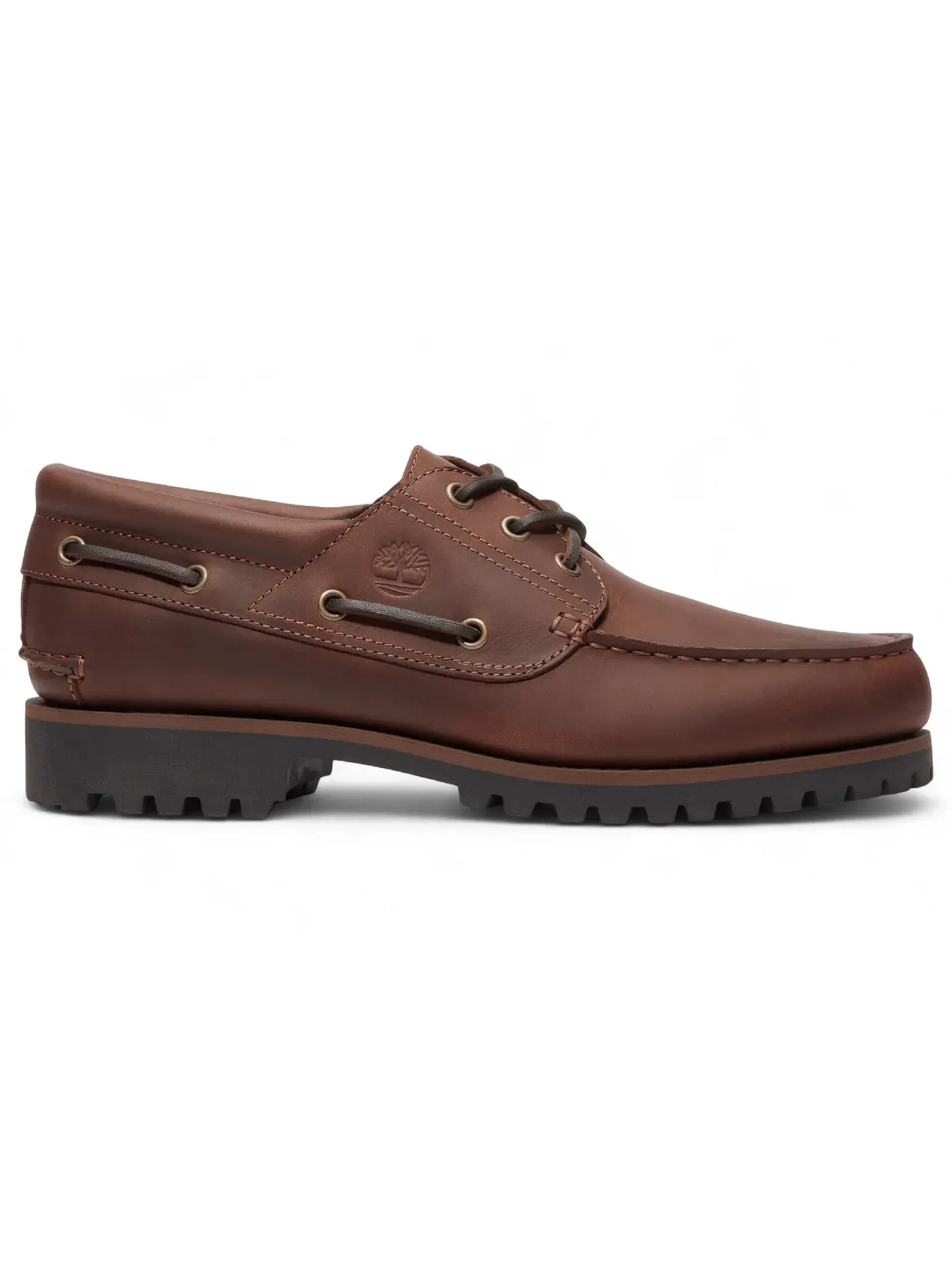 Мужские ботинки классические Timberland Classic 3-Eye Lug Boat Shoe Timberland — изображение 1 из 1, коричневый